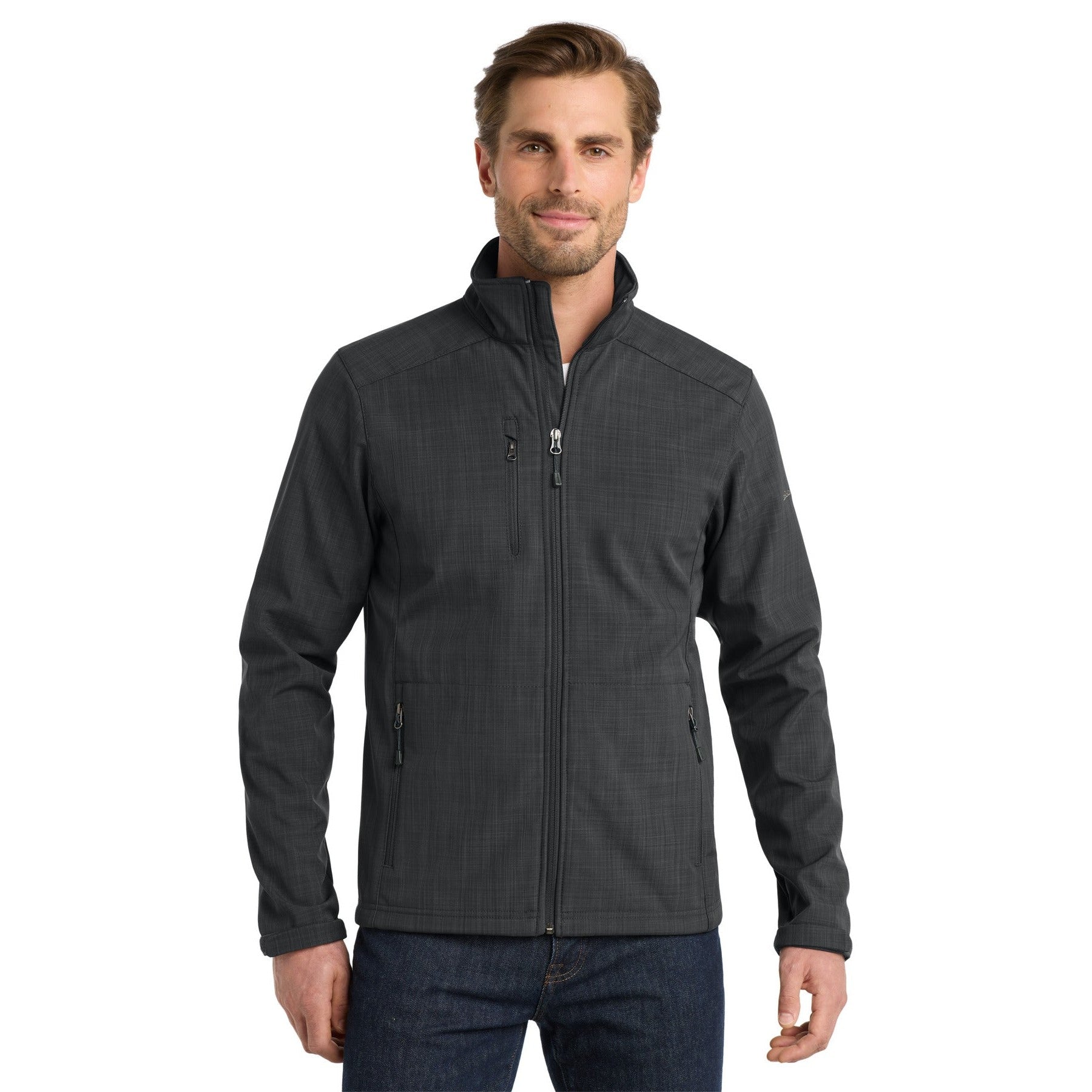 Eddie Bauer-Eddie Bauer® Shaded Crosshatch Soft Shell Jacket. EB532-MedTech-3
