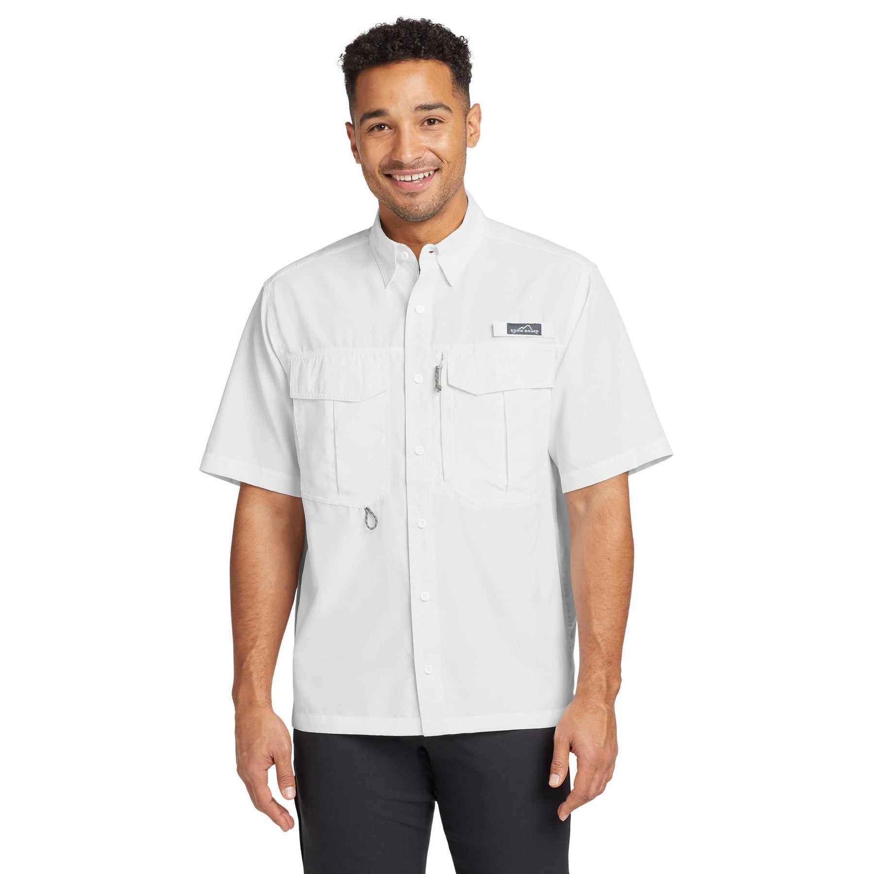 Eddie Bauer-Eddie Bauer® - Short Sleeve Performance Fishing Shirt. EB602-MedTech-4