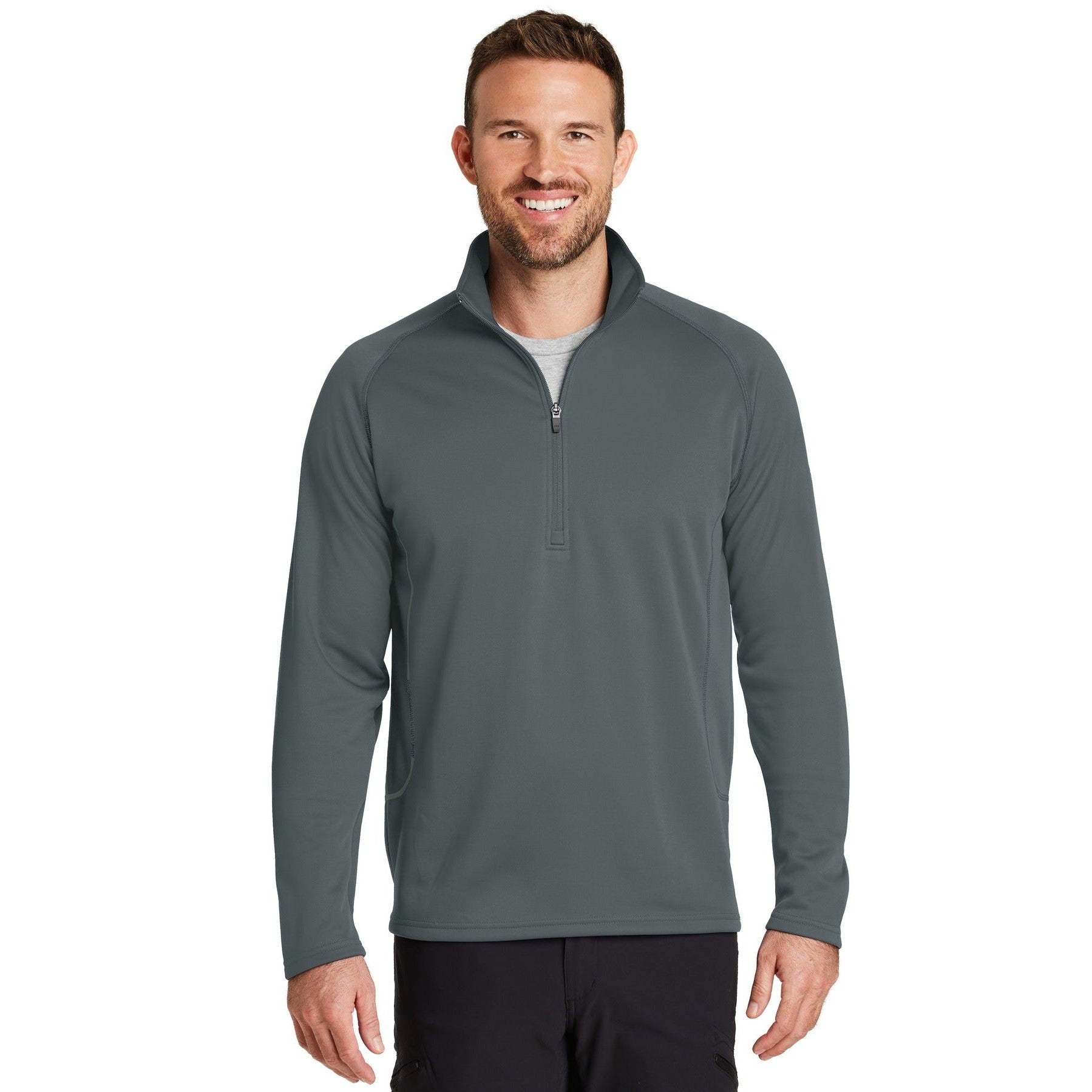 Eddie Bauer-Eddie Bauer® Smooth Fleece 1/2-Zip. EB236-MedTech-3