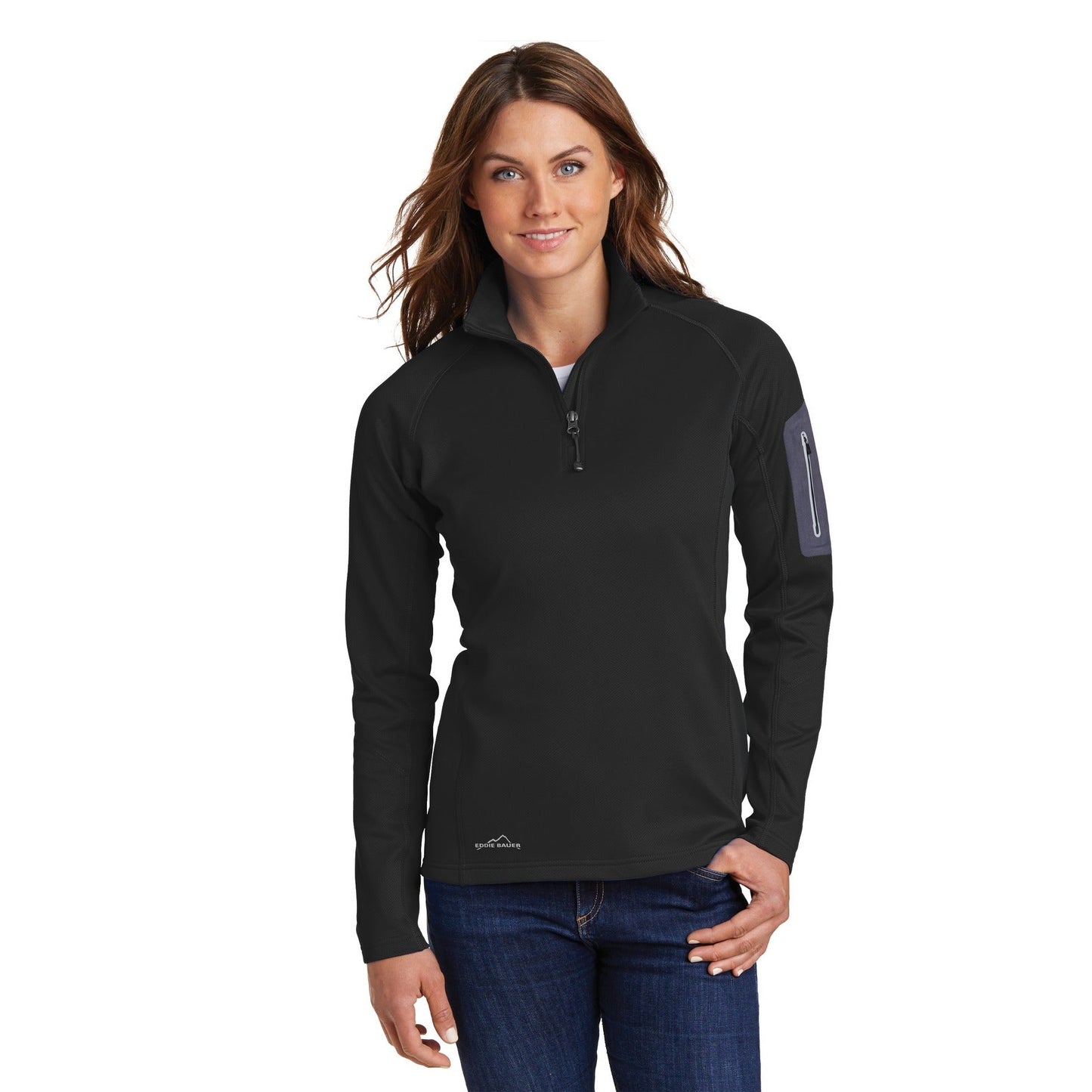 Eddie Bauer-Eddie Bauer® Women's 1/2-Zip Performance Fleece. EB235-MedTech-1