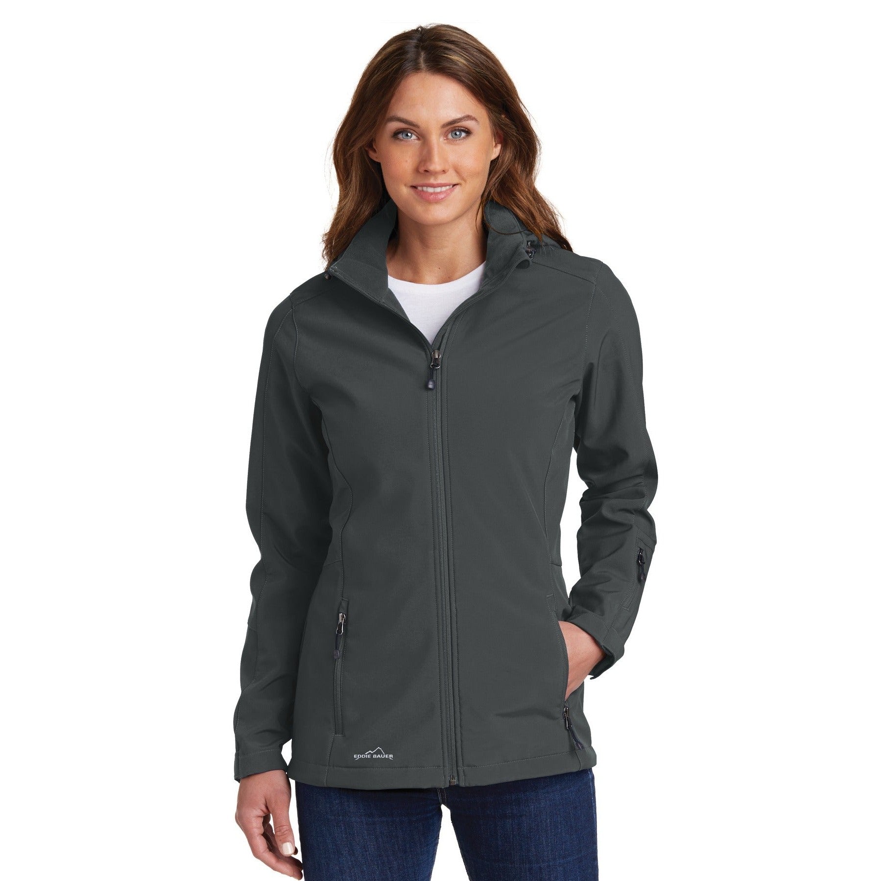 Eddie Bauer-Eddie Bauer® Women's Hooded Soft Shell Parka. EB537-MedTech-3