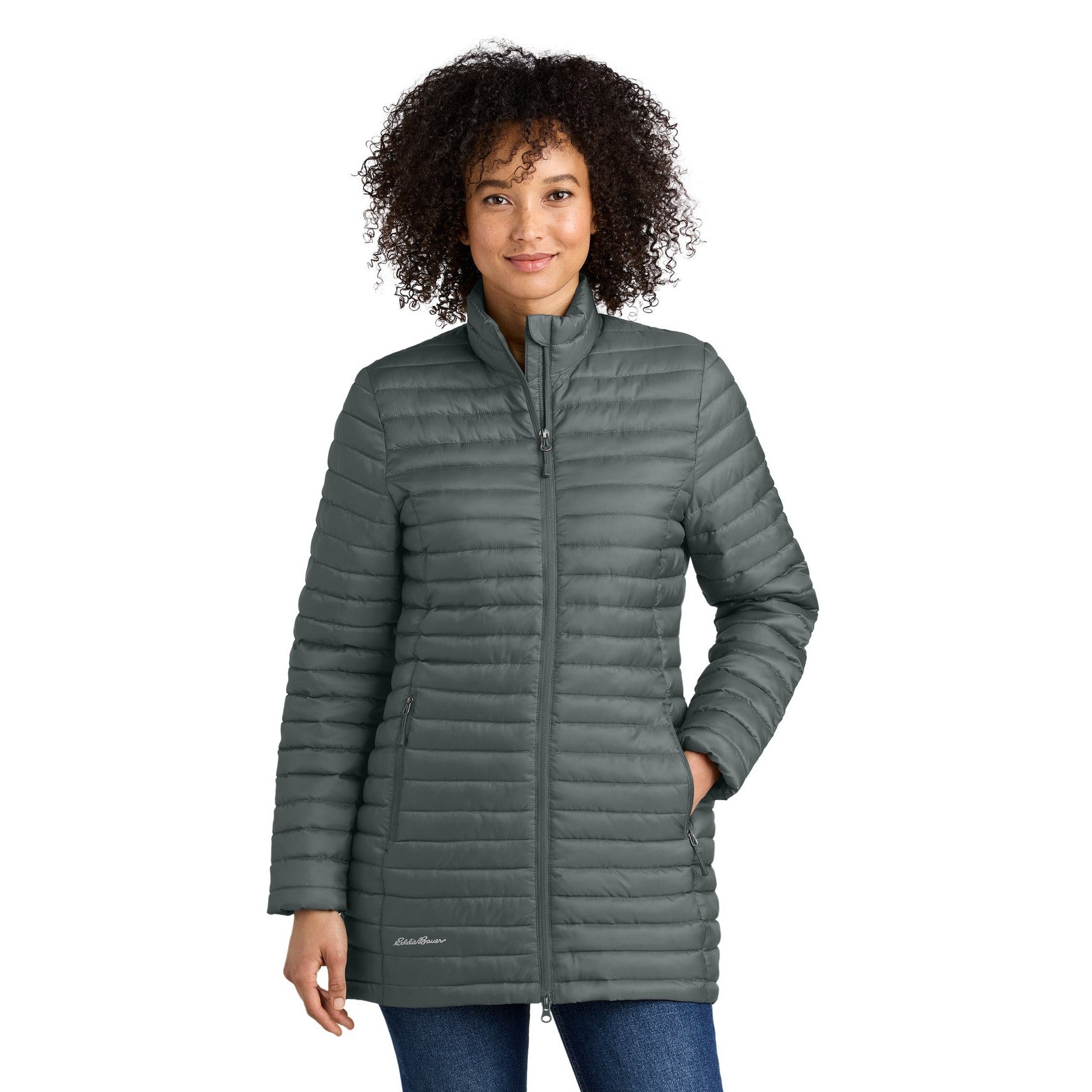 Eddie Bauer-Eddie Bauer® Women's Packable Quilted Full-Zip EB515-MedTech-3