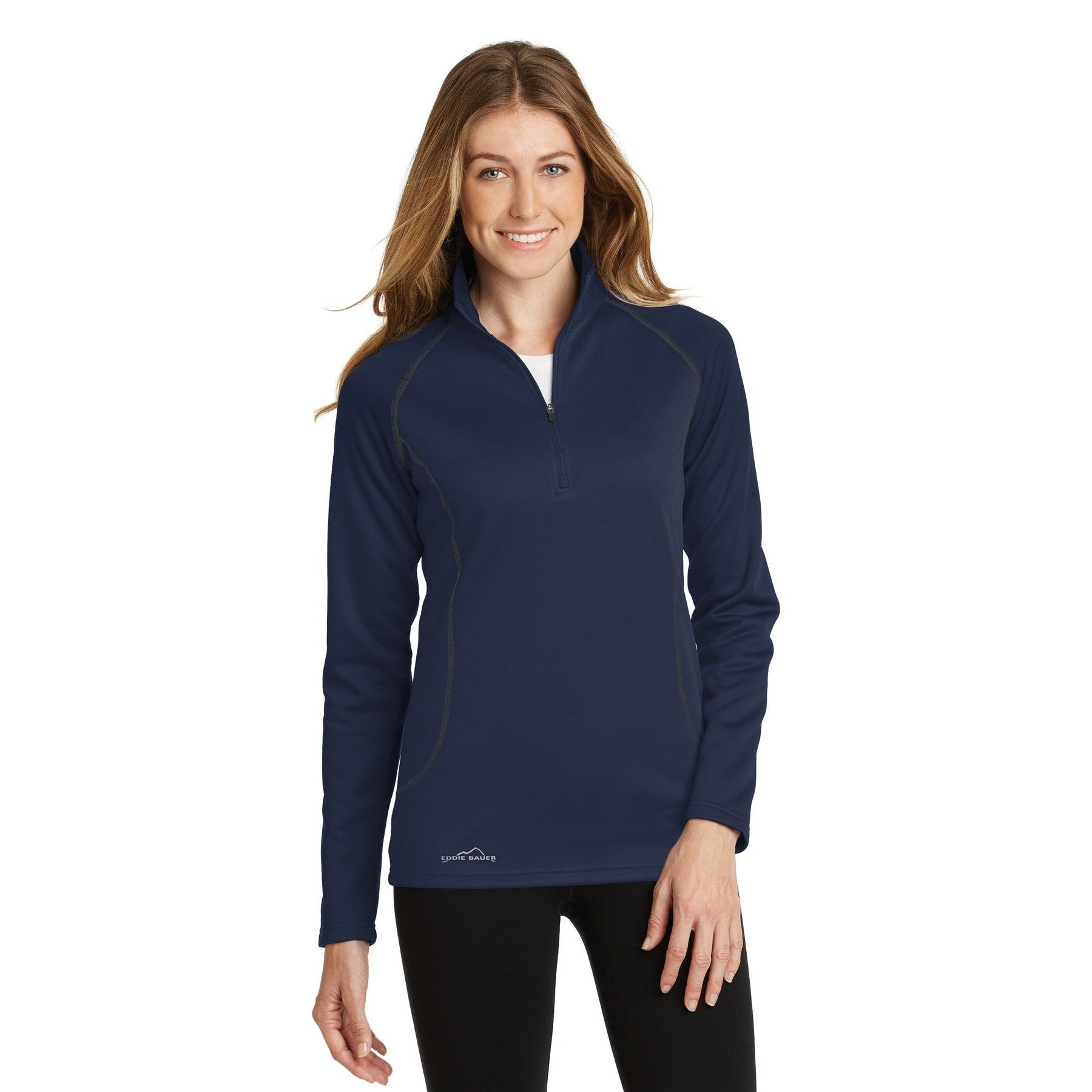 Eddie Bauer-Eddie Bauer® Women's Smooth Fleece 1/2-Zip. EB237-MedTech-4