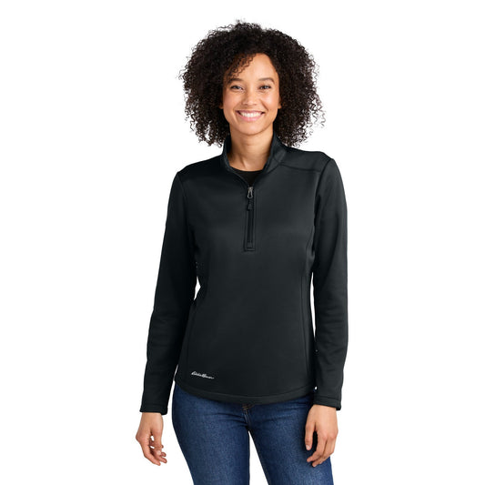 Eddie Bauer-Eddie Bauer® Women's Smooth Mid Layer Fleece 1/2-Zip EB2370-MedTech-1