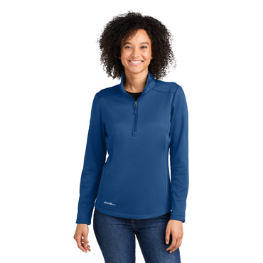 Eddie Bauer-Eddie Bauer® Women's Smooth Mid Layer Fleece 1/2-Zip EB2370-MedTech-2