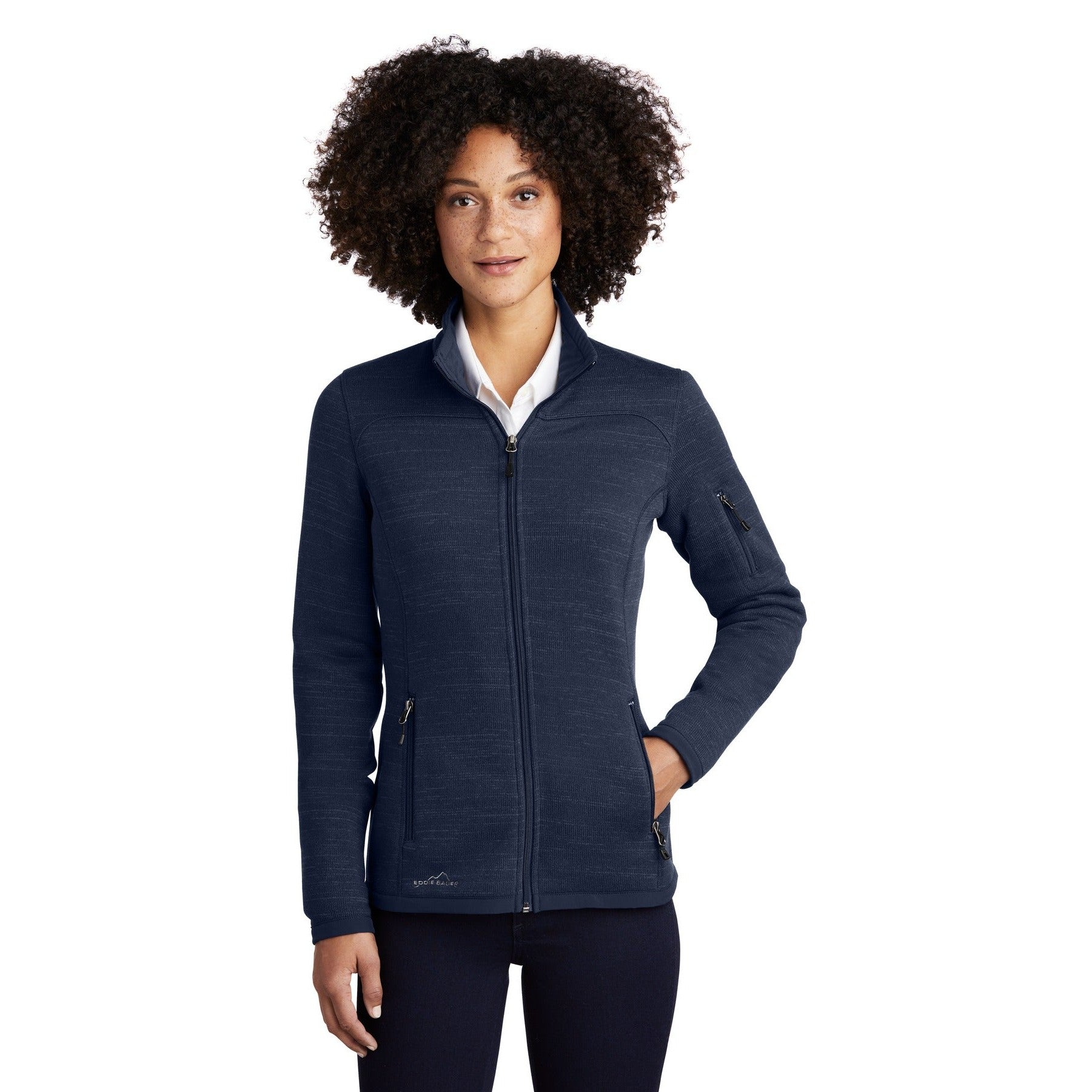 Eddie Bauer-Eddie Bauer ® Women's Sweater Fleece Full-Zip.EB251-MedTech-3