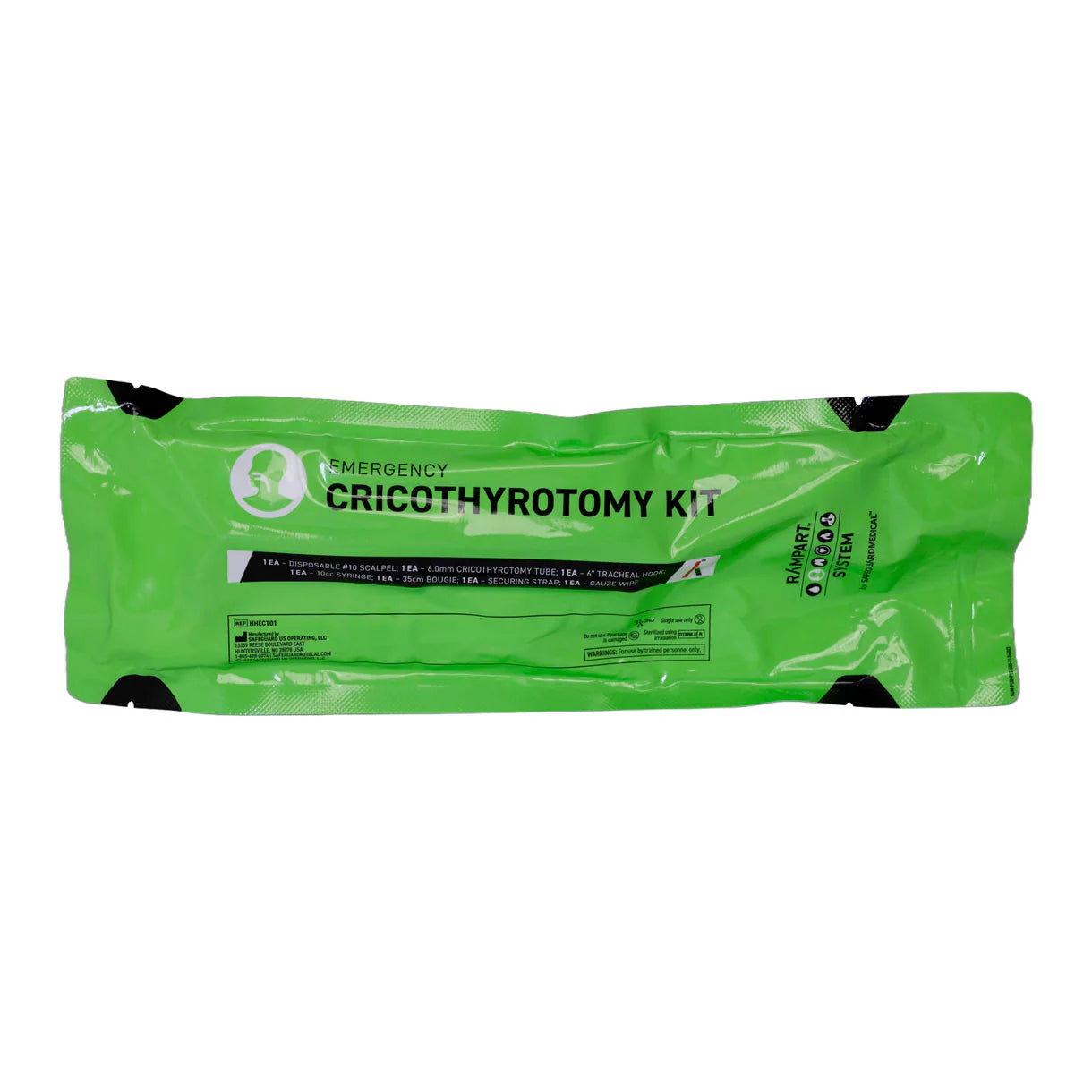 Safeguard Medical- Emergency Cricothyrotomy Kit Pack of 5-Medtech- 2