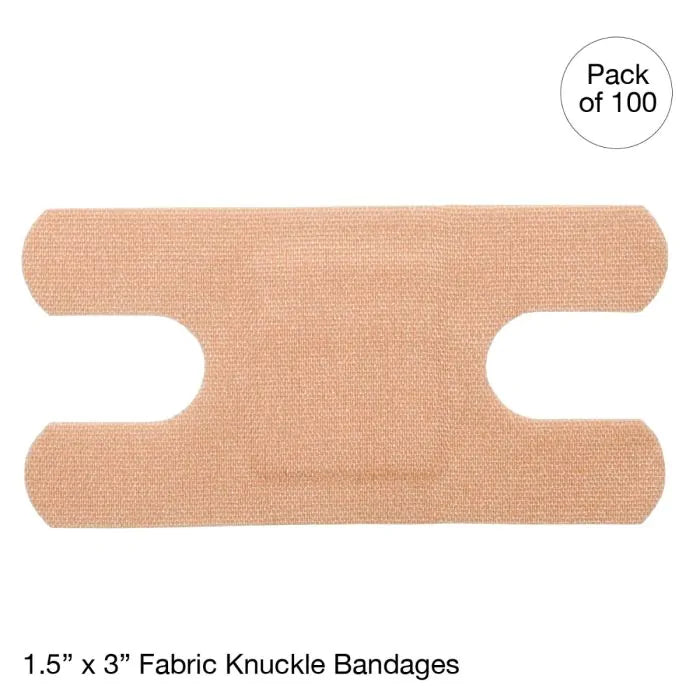 Kemp USA-Fabric Knuckle Bandage 1.5" x 3" Case of 2400-MedTech-1