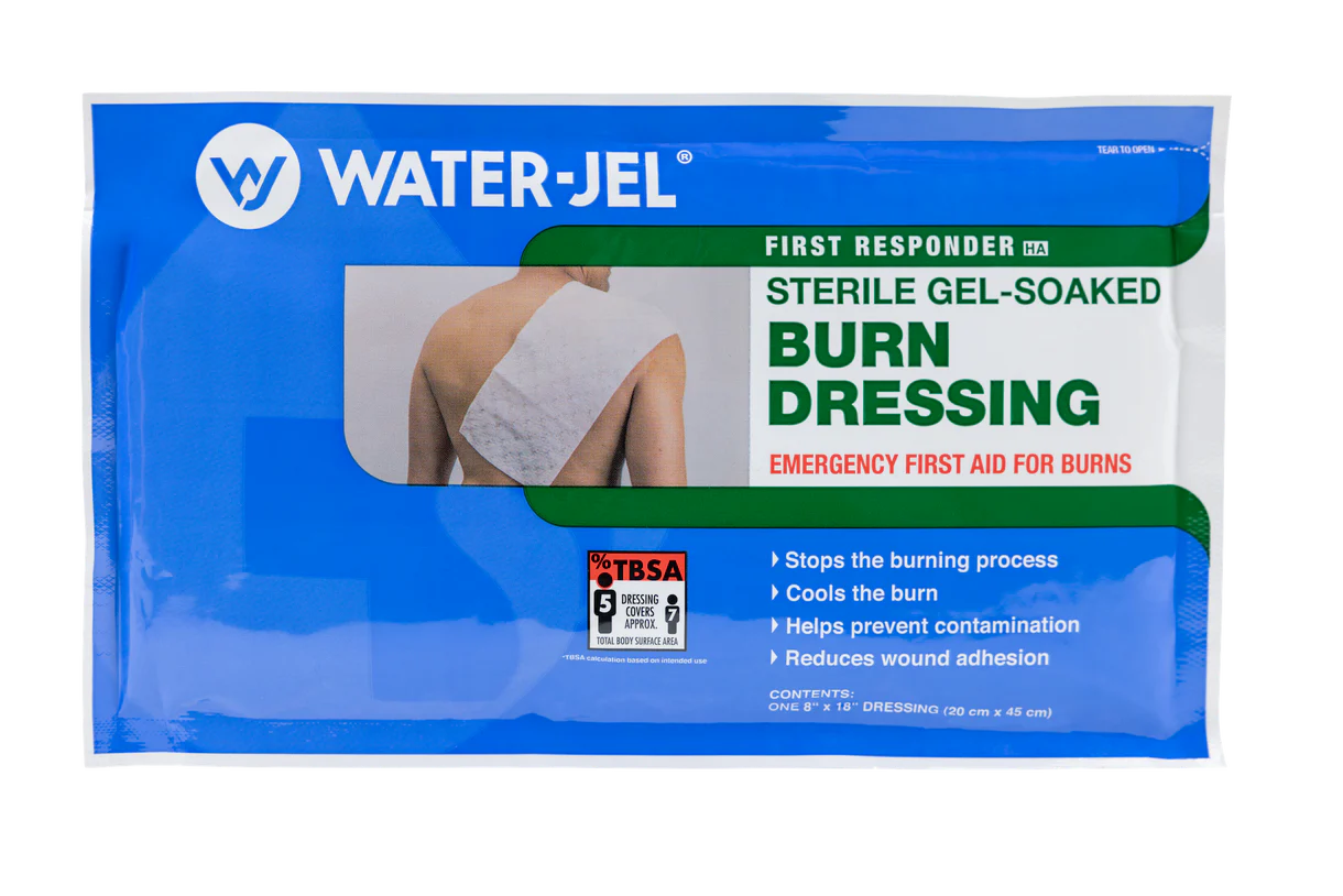 Safeguard Medical- First Responder Burn Dressing - 8" x 18" Case of 20-Medtech- 1