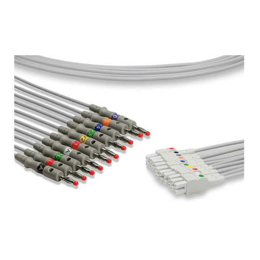 GE Healthcare-GE Marquette MAC 400 / 500 / 1000 / 1200 Leadwires, New-MedTech-1