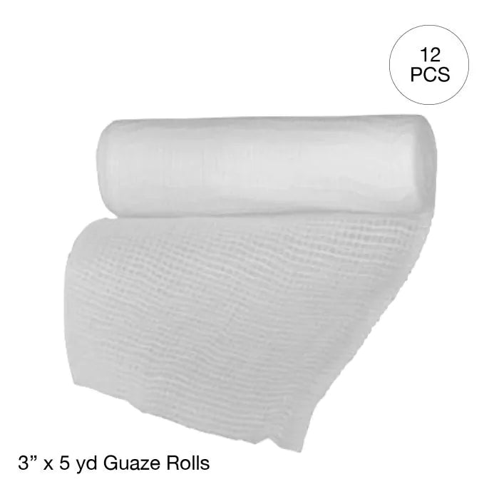 Kemp USA-Gauze Bandage Roll, Non-Sterile Case of 96-MedTech-2