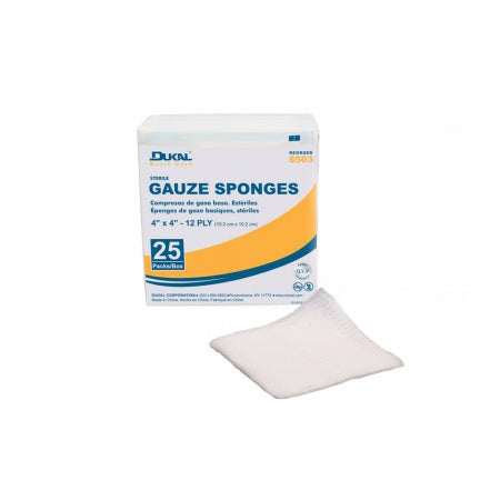 Dukal Corporation-Gauze Sponge Sterile 2's, 4x4, - 24/Case-MedTech-3