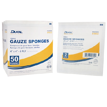 Dukal Corporation-Gauze Sponges Sterile - 4 x 4-MedTech-1