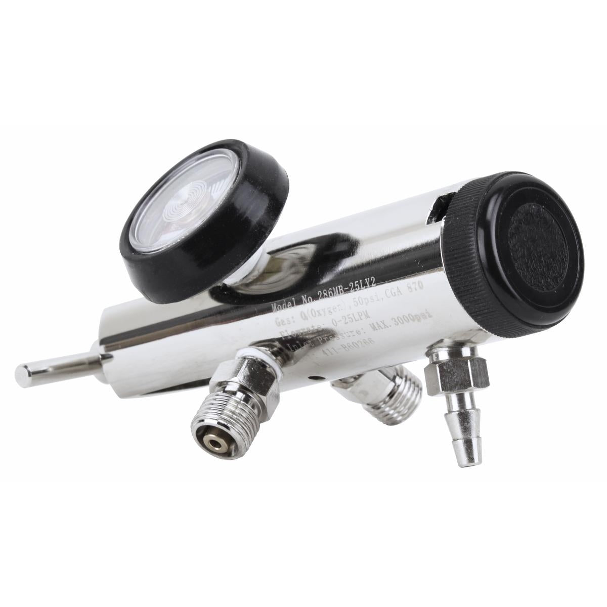 Gentec-Gentec EMS Oxygen Regulator, 0-25LPM, CGA 870-MedTech-2