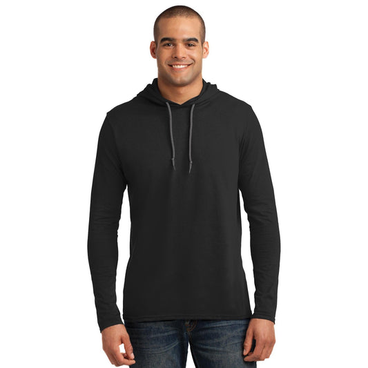 Gildan-Gildan® 100% Ring Spun Cotton Long Sleeve Hooded T-Shirt. 987-MedTech-1