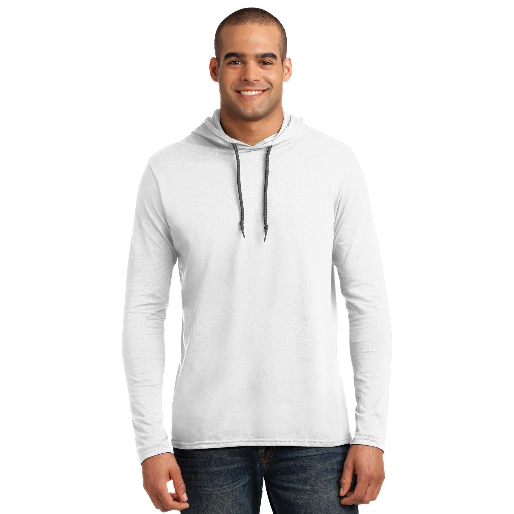 Gildan-Gildan® 100% Ring Spun Cotton Long Sleeve Hooded T-Shirt. 987-MedTech-4