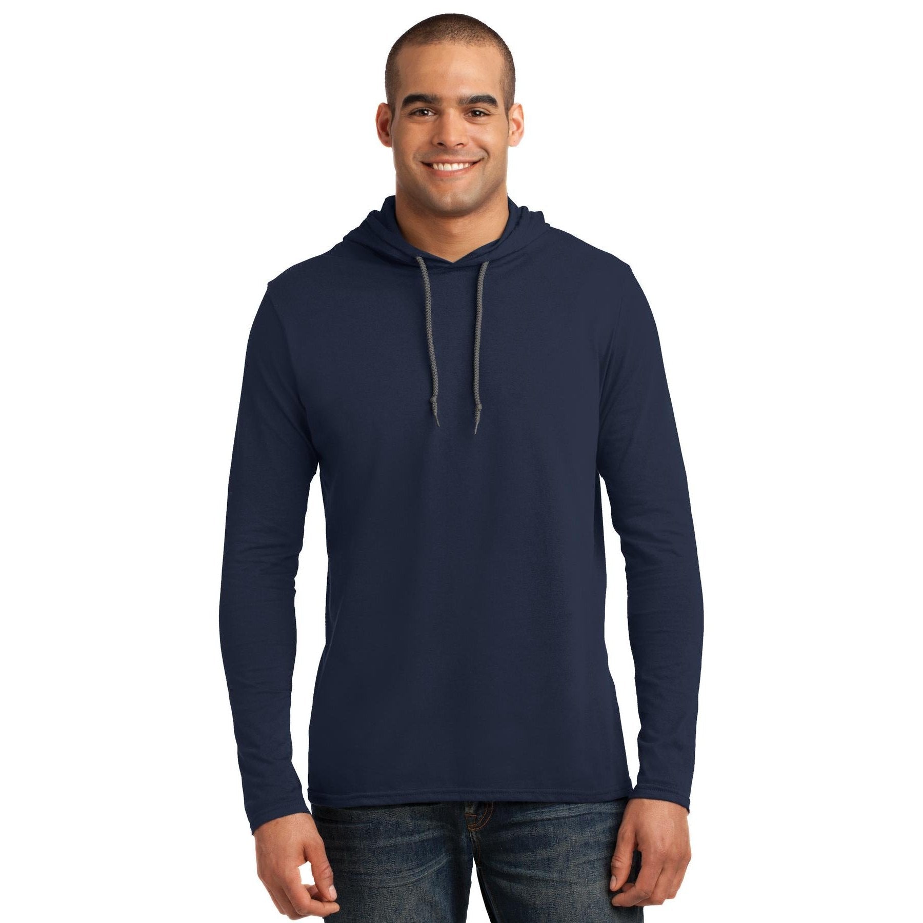 Gildan-Gildan® 100% Ring Spun Cotton Long Sleeve Hooded T-Shirt. 987-MedTech-3