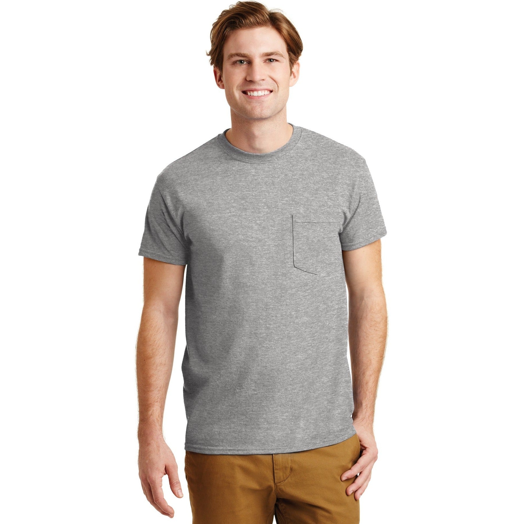 Gildan-Gildan® - DryBlend® 50 Cotton/50 Poly Pocket T-Shirt. 8300-MedTech-8