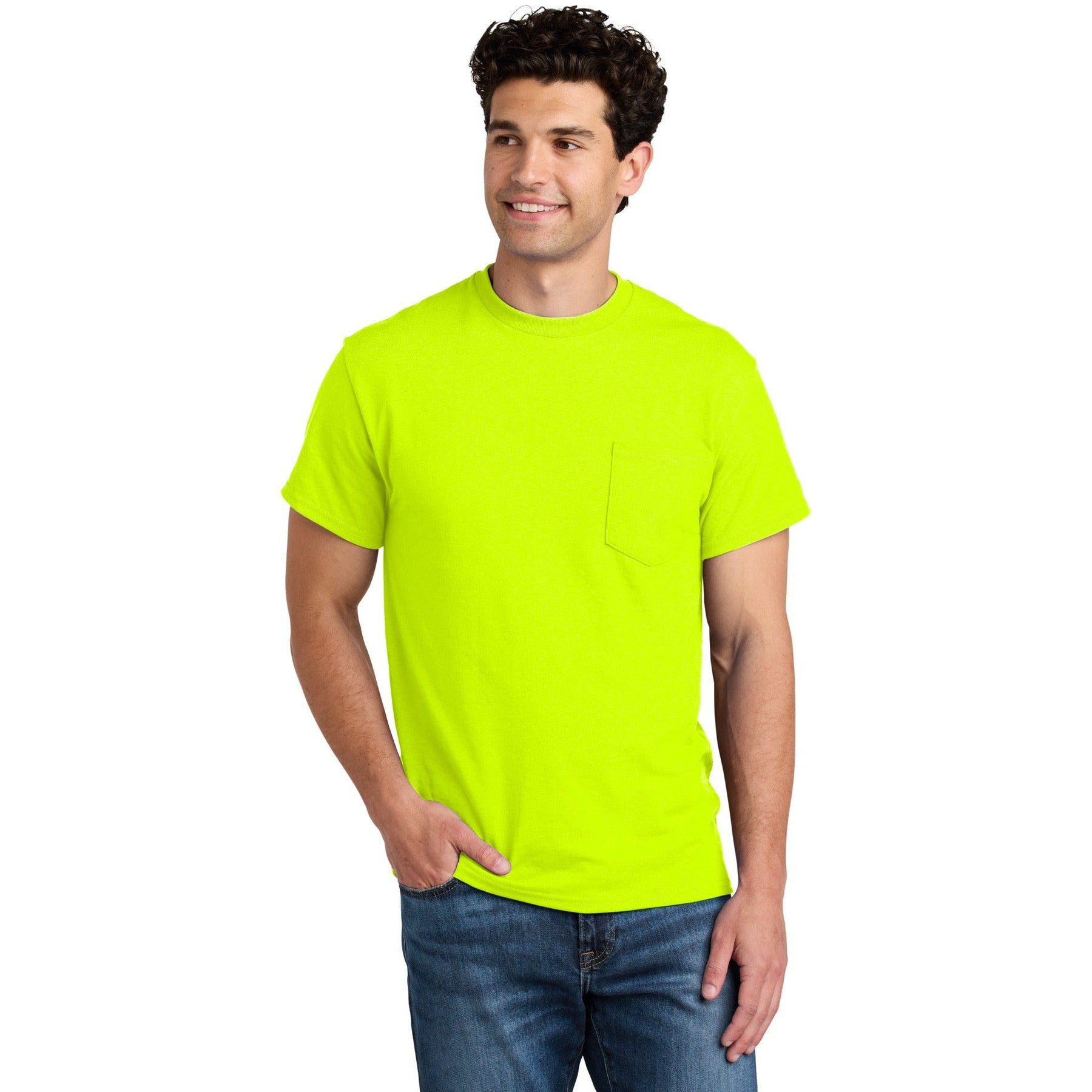 Gildan-Gildan® - DryBlend® 50 Cotton/50 Poly Pocket T-Shirt. 8300-MedTech-7