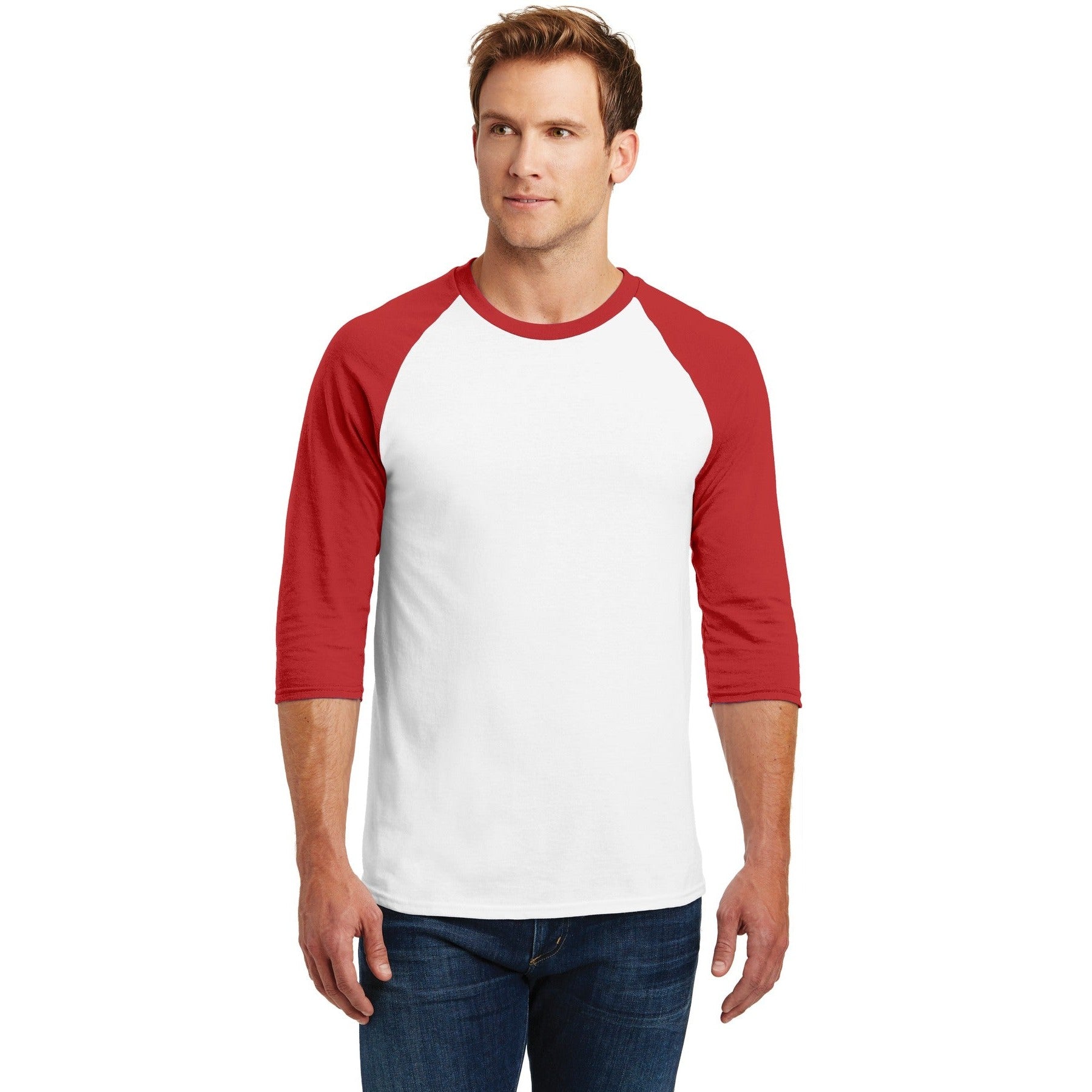 Gildan-Gildan® Heavy Cotton™ 3/4-Sleeve Raglan T-Shirt. 5700-MedTech-4