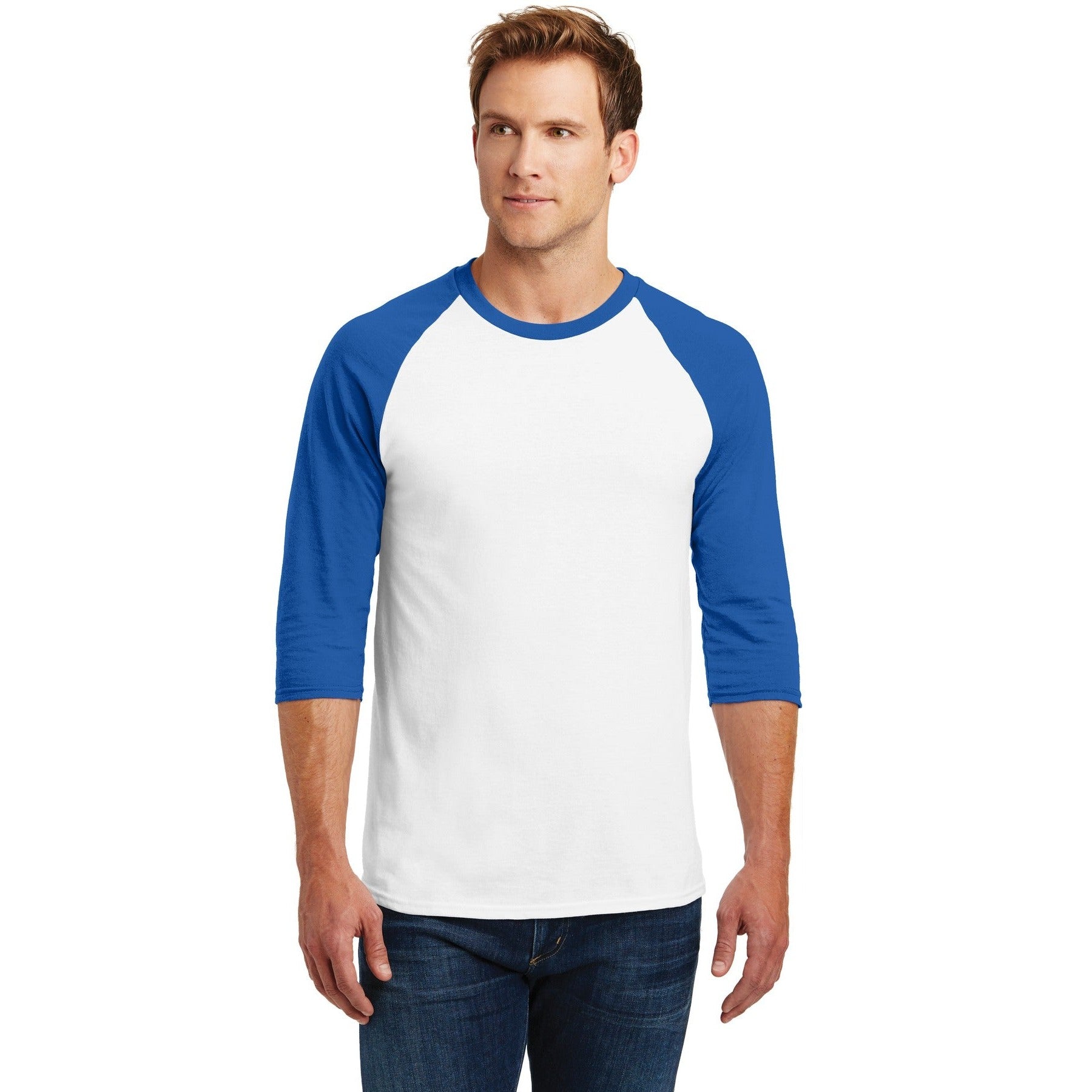 Gildan-Gildan® Heavy Cotton™ 3/4-Sleeve Raglan T-Shirt. 5700-MedTech-5