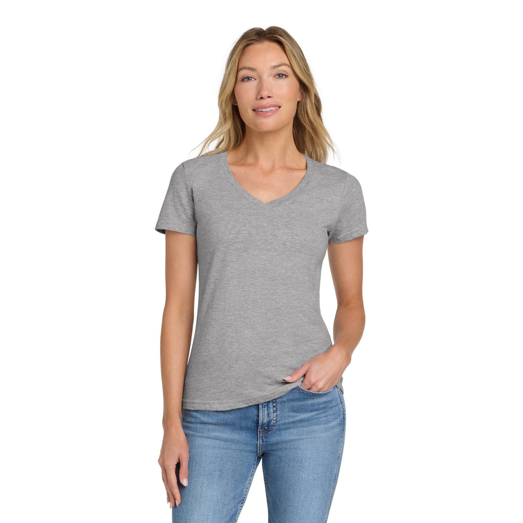 Gildan-Gildan Softstyle® Women's Fit V-Neck T-Shirt. 64V00L-MedTech-5