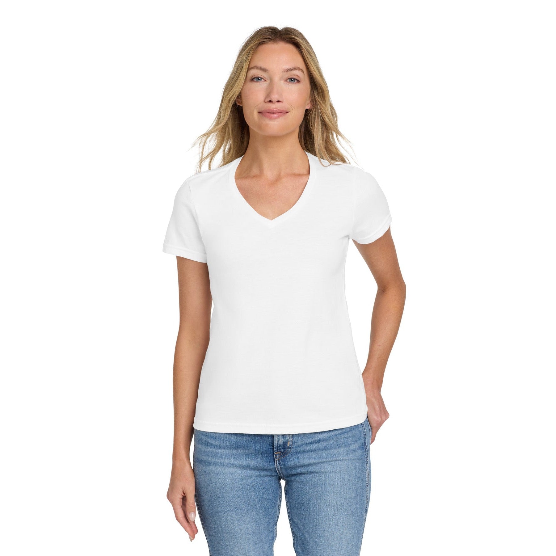 Gildan-Gildan Softstyle® Women's Fit V-Neck T-Shirt. 64V00L-MedTech-6