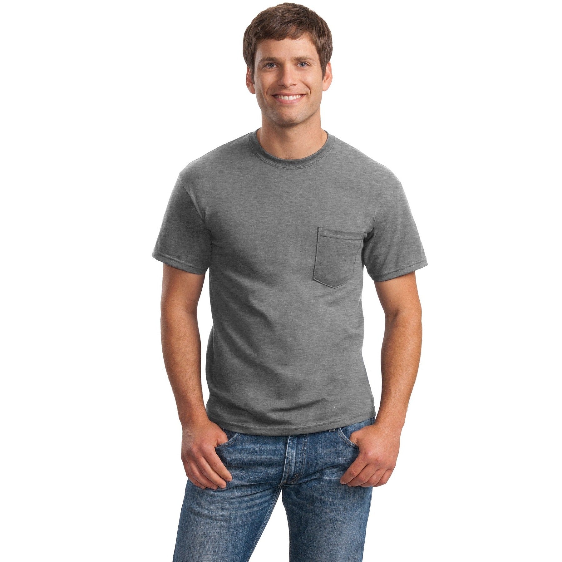 Gildan-Gildan® - Ultra Cotton® 100% US Cotton T-Shirt with Pocket. 2300-MedTech-7