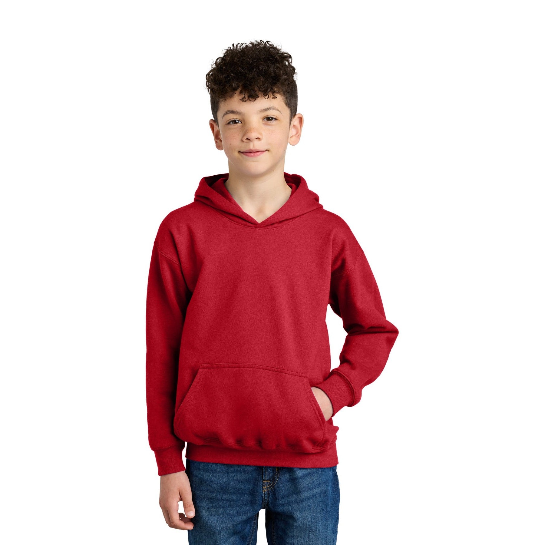 Gildan-Gildan® Youth Softstyle® Midweight Fleece Hoodie SF500B-MedTech-3