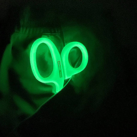 Rescue Essentials-Glow-In-The-Dark Handled Shears, 7.5" With Clip-MedTech-1