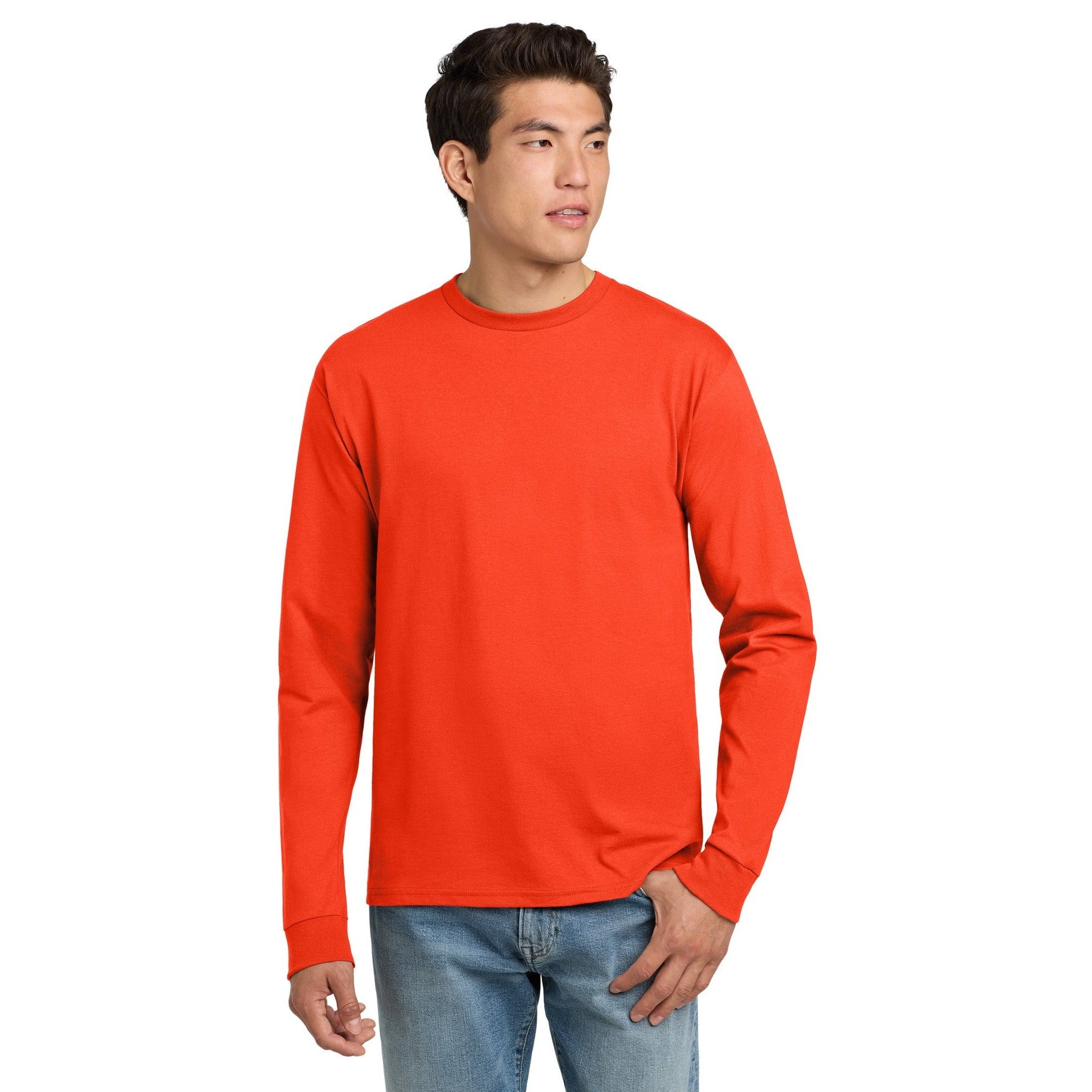 Hanes-Hanes® - Authentic 100% Cotton Long Sleeve T-Shirt. 5586-MedTech-9