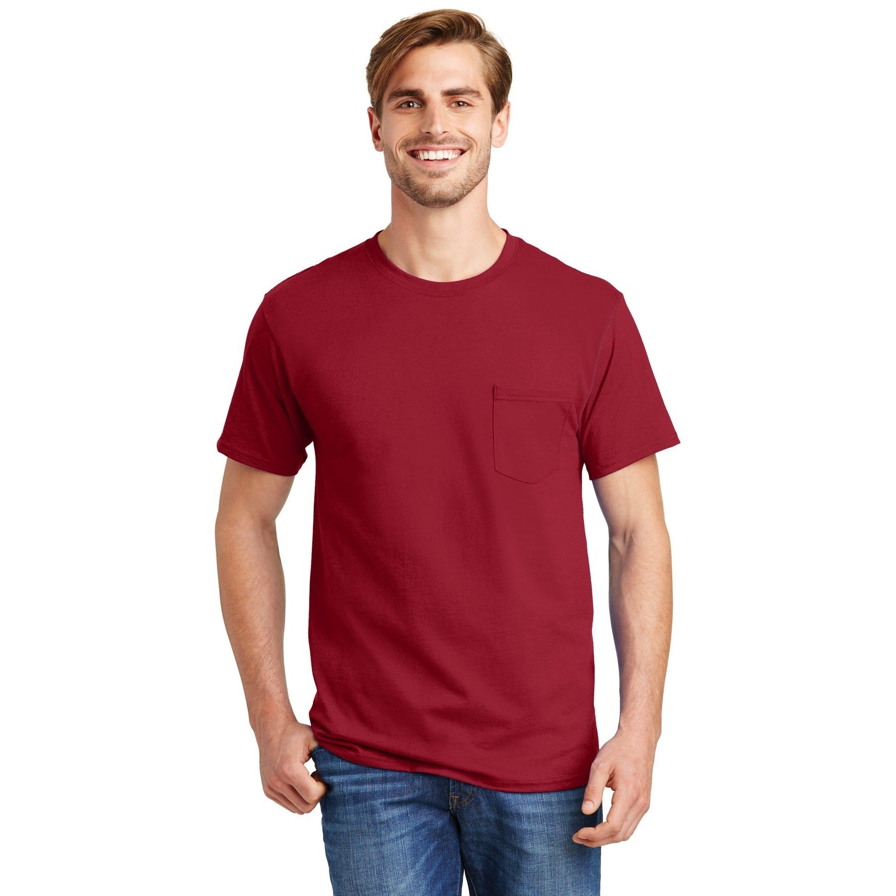 Hanes-Hanes® - Authentic 100% Cotton T-Shirt with Pocket. 5590-MedTech-4
