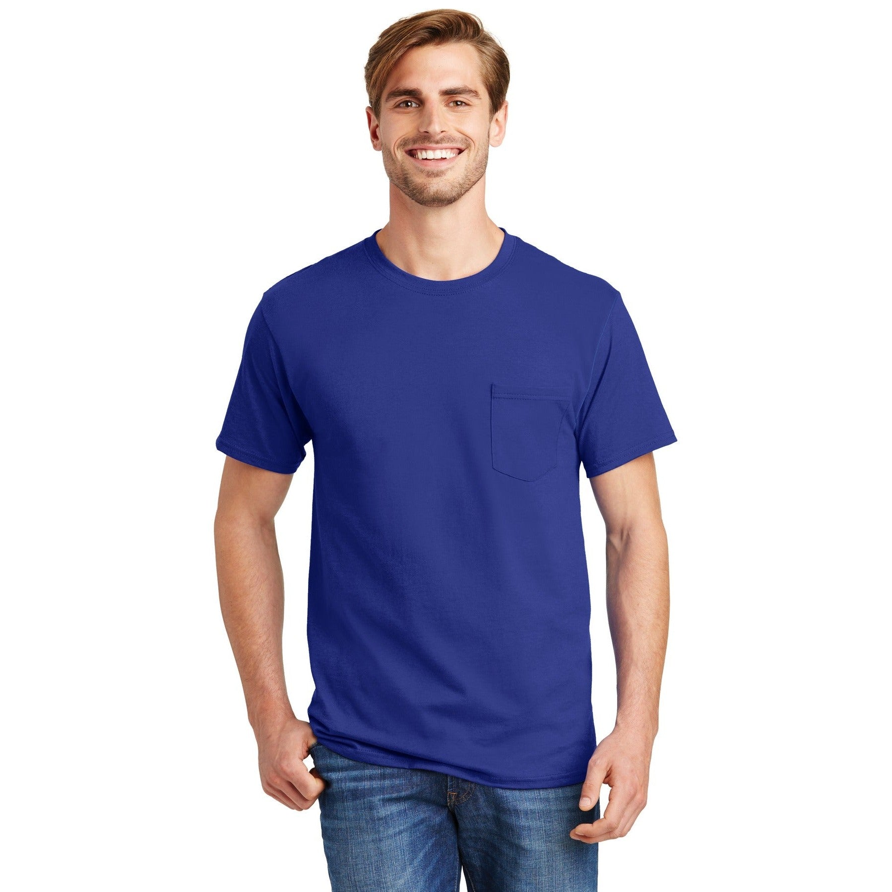 Hanes-Hanes® - Authentic 100% Cotton T-Shirt with Pocket. 5590-MedTech-5