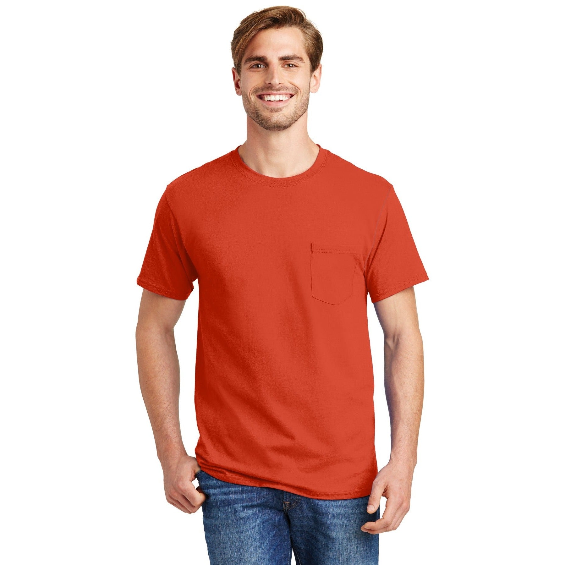 Hanes-Hanes® - Authentic 100% Cotton T-Shirt with Pocket. 5590-MedTech-8