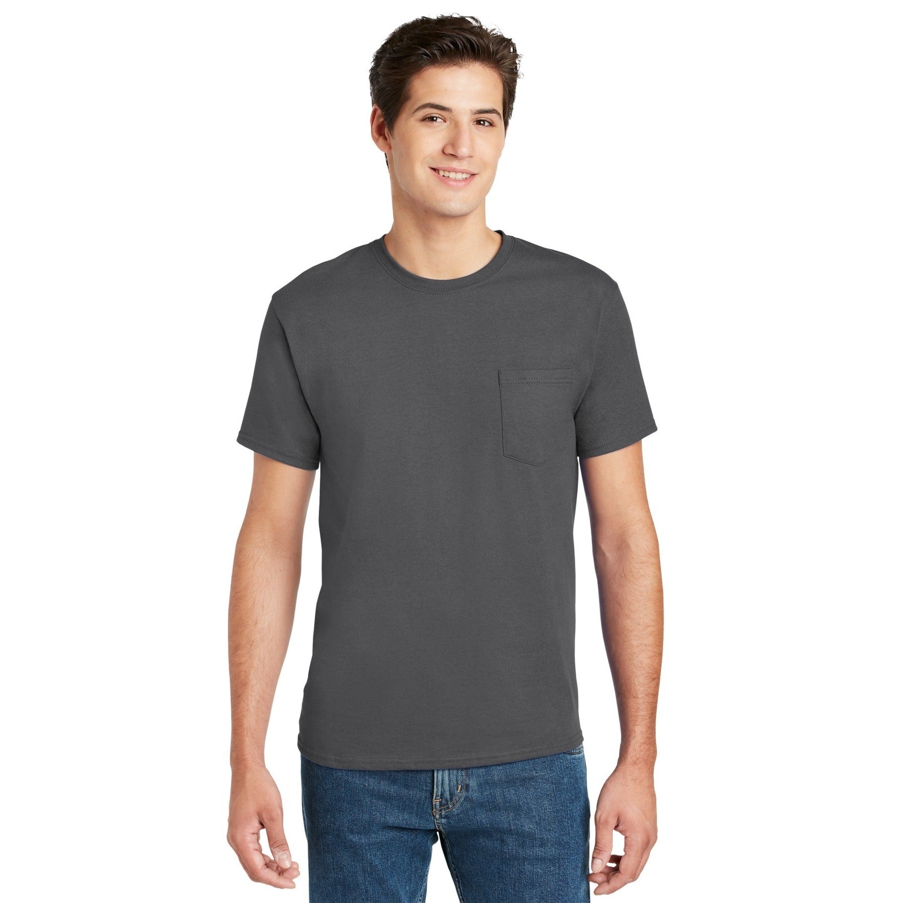 Hanes-Hanes® - Authentic 100% Cotton T-Shirt with Pocket. 5590-MedTech-9