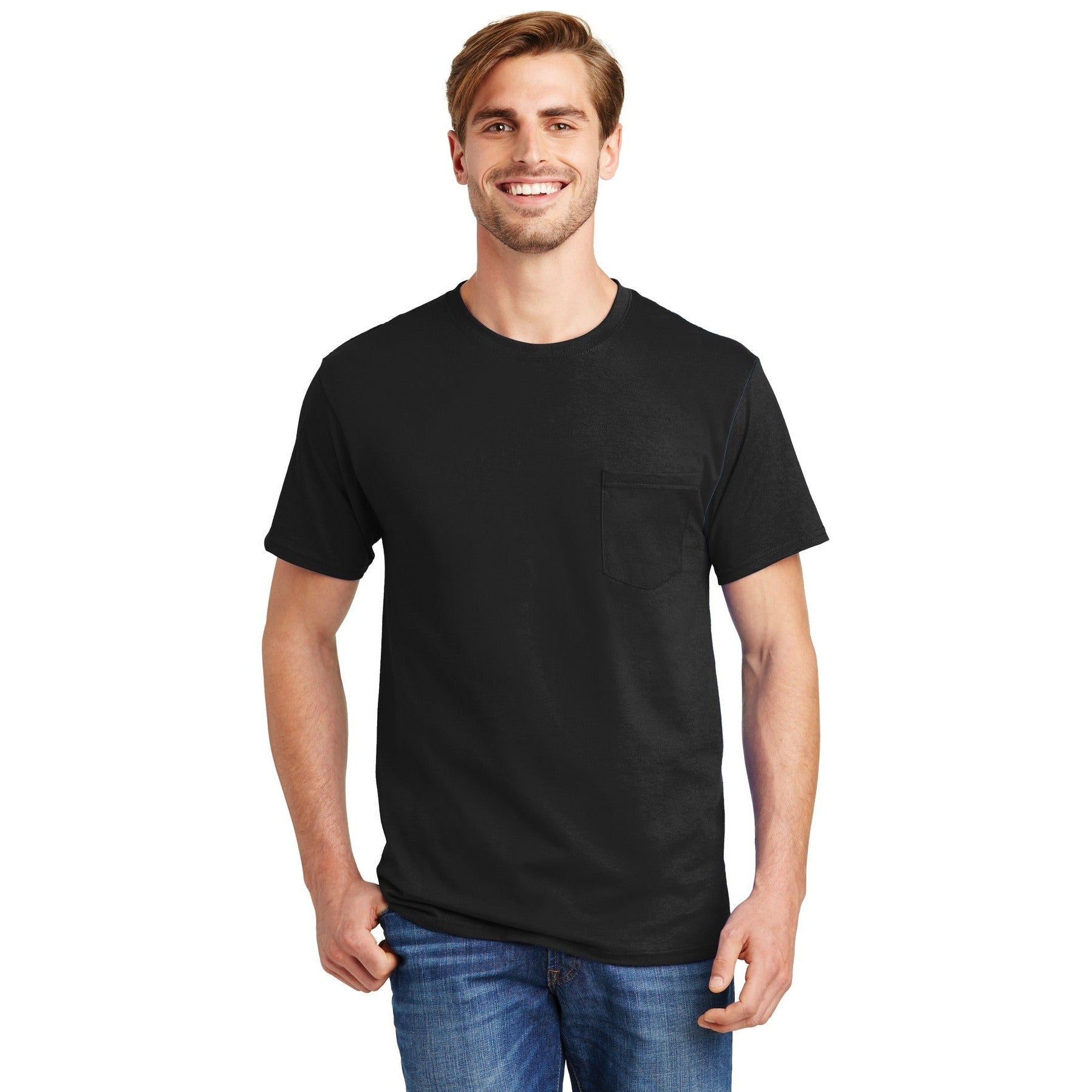Hanes-Hanes® - Authentic 100% Cotton T-Shirt with Pocket. 5590-MedTech-2