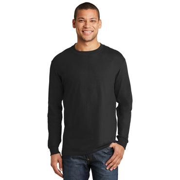 Hanes-Hanes® Beefy-T® - 100% Cotton Long Sleeve T-Shirt. 5186-MedTech-2