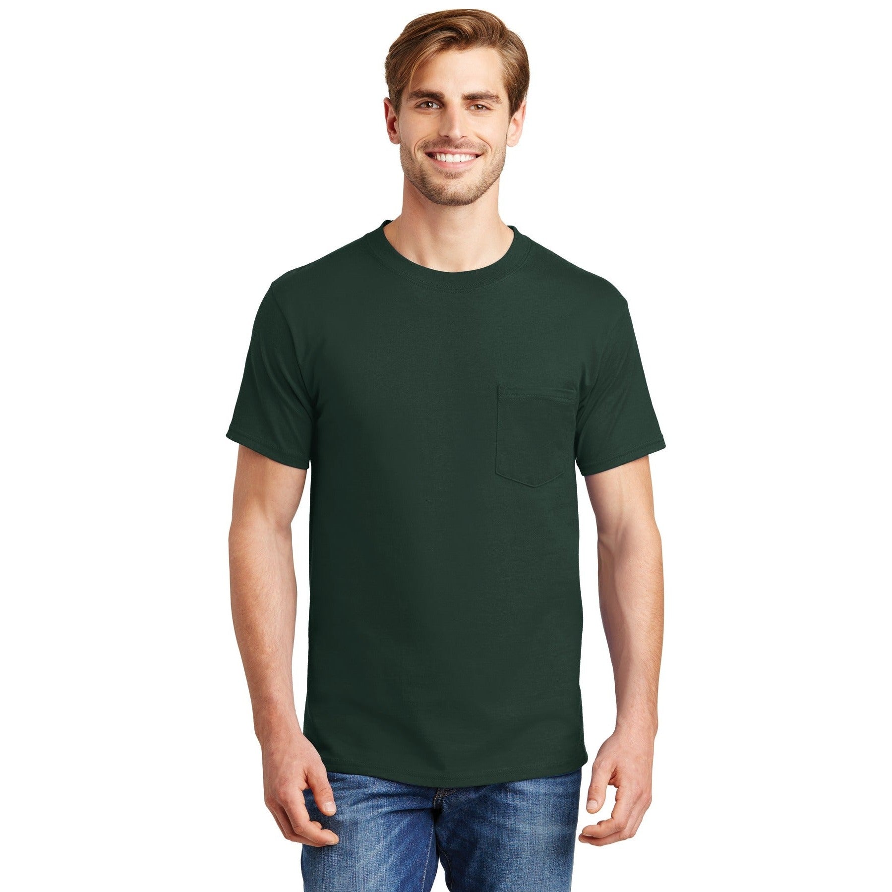 Hanes-Hanes® Beefy-T® - 100% Cotton T-Shirt with Pocket. 5190-MedTech-4