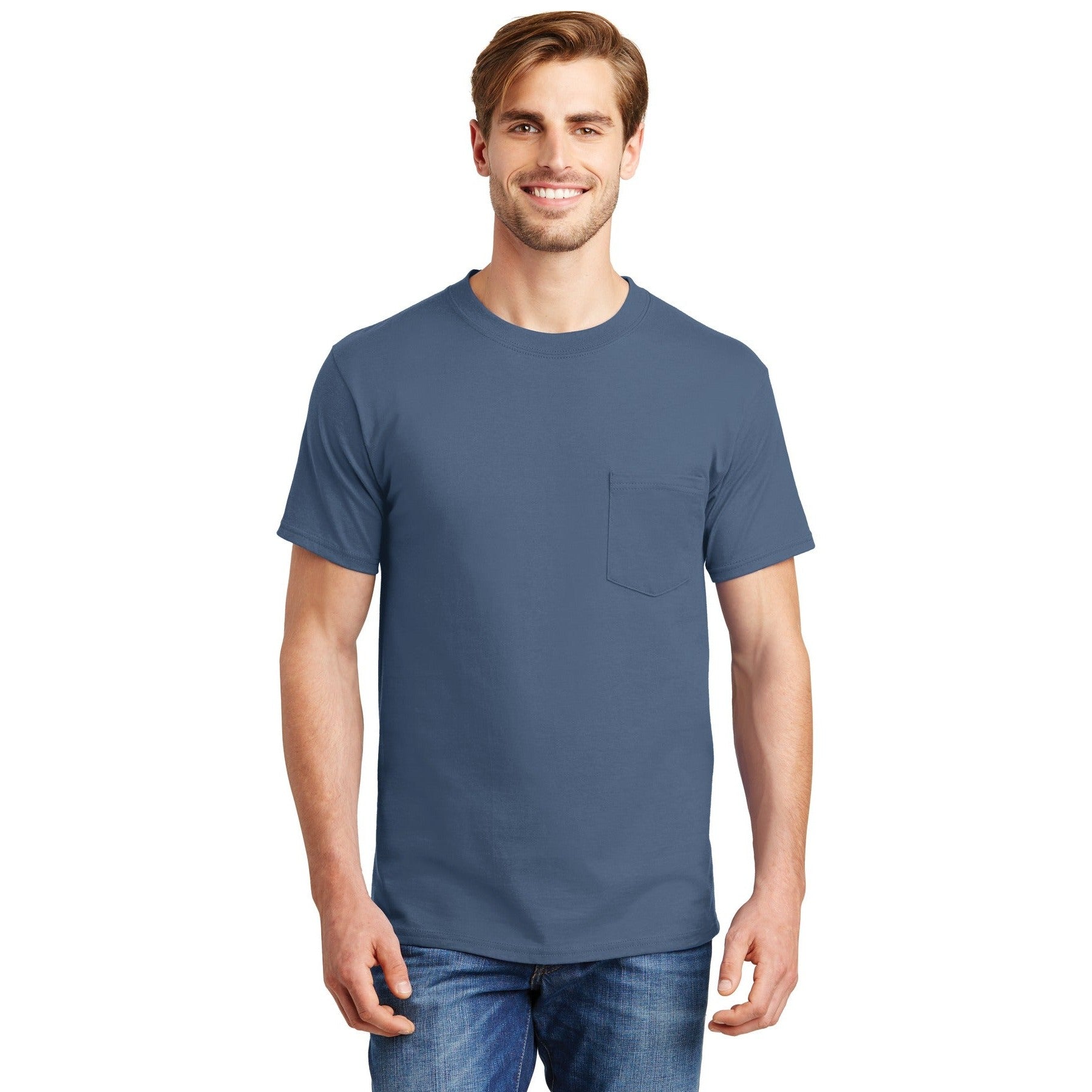 Hanes-Hanes® Beefy-T® - 100% Cotton T-Shirt with Pocket. 5190-MedTech-7