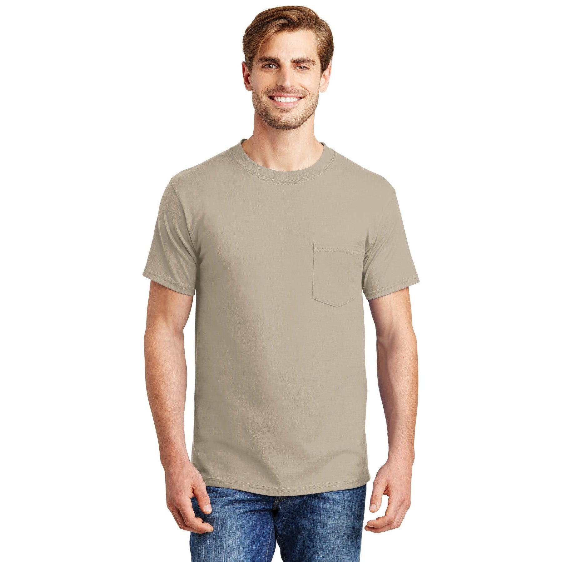 Hanes-Hanes® Beefy-T® - 100% Cotton T-Shirt with Pocket. 5190-MedTech-11