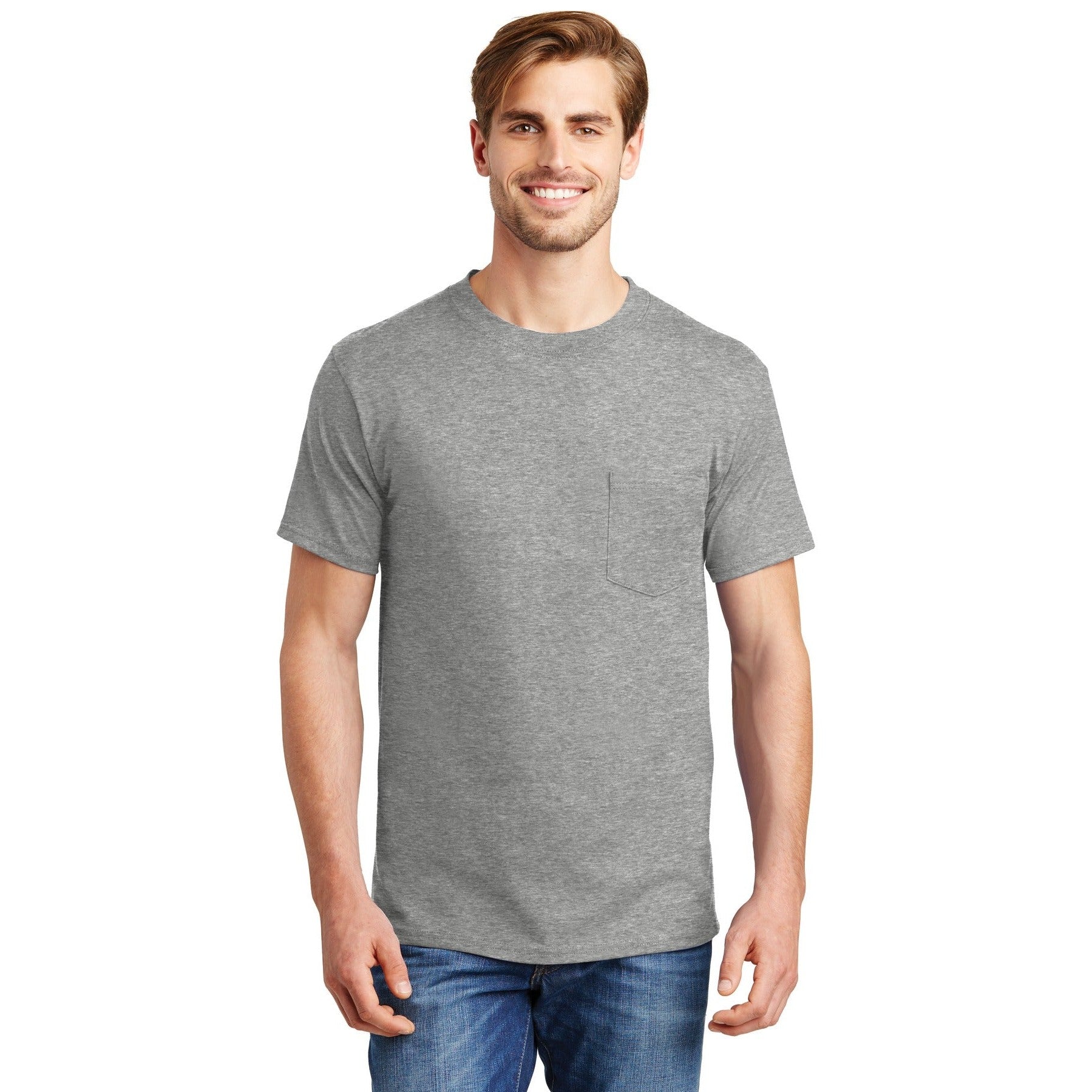 Hanes-Hanes® Beefy-T® - 100% Cotton T-Shirt with Pocket. 5190-MedTech-8