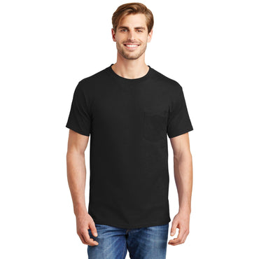 Hanes-Hanes® Beefy-T® - 100% Cotton T-Shirt with Pocket. 5190-MedTech-2