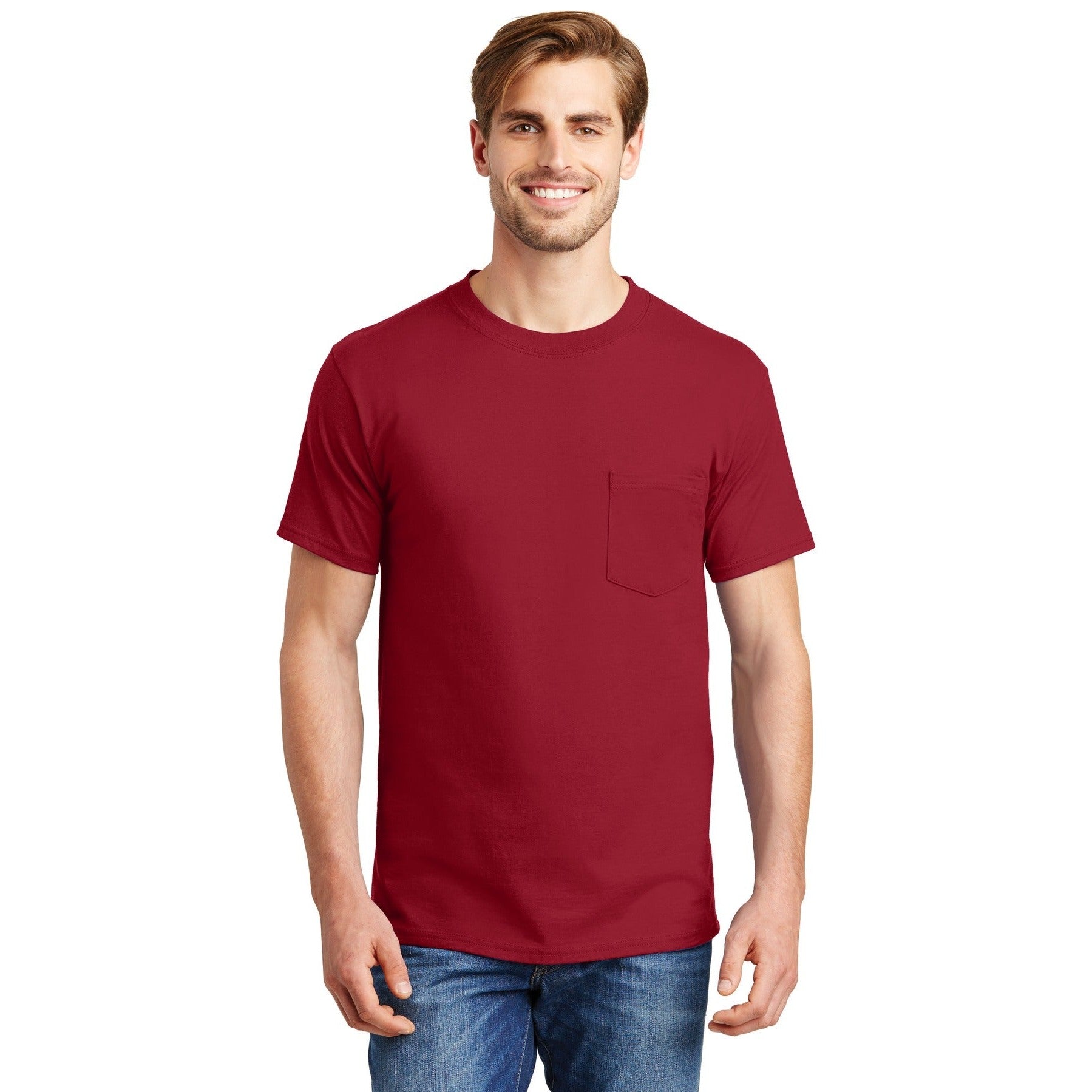 Hanes-Hanes® Beefy-T® - 100% Cotton T-Shirt with Pocket. 5190-MedTech-5