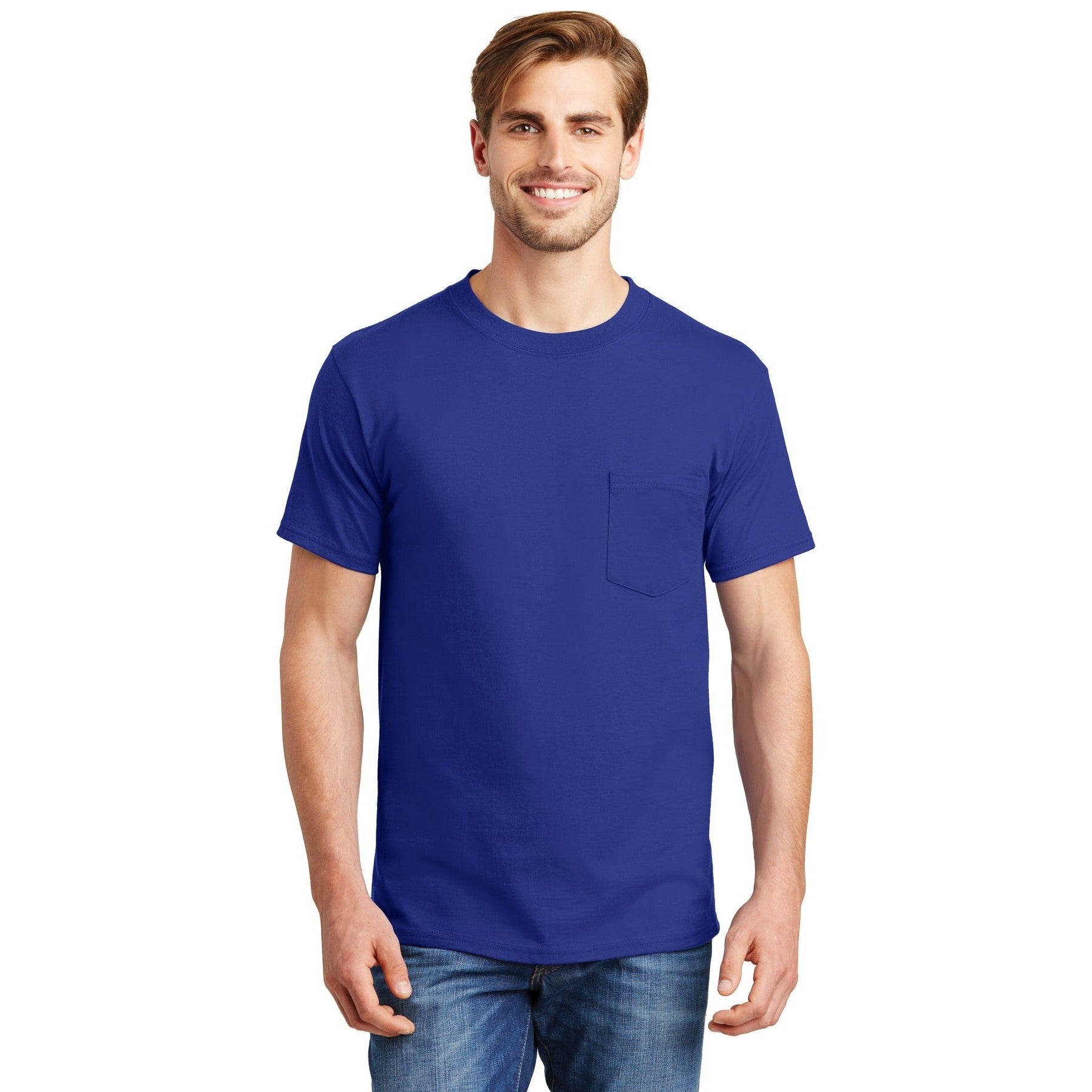 Hanes-Hanes® Beefy-T® - 100% Cotton T-Shirt with Pocket. 5190-MedTech-6