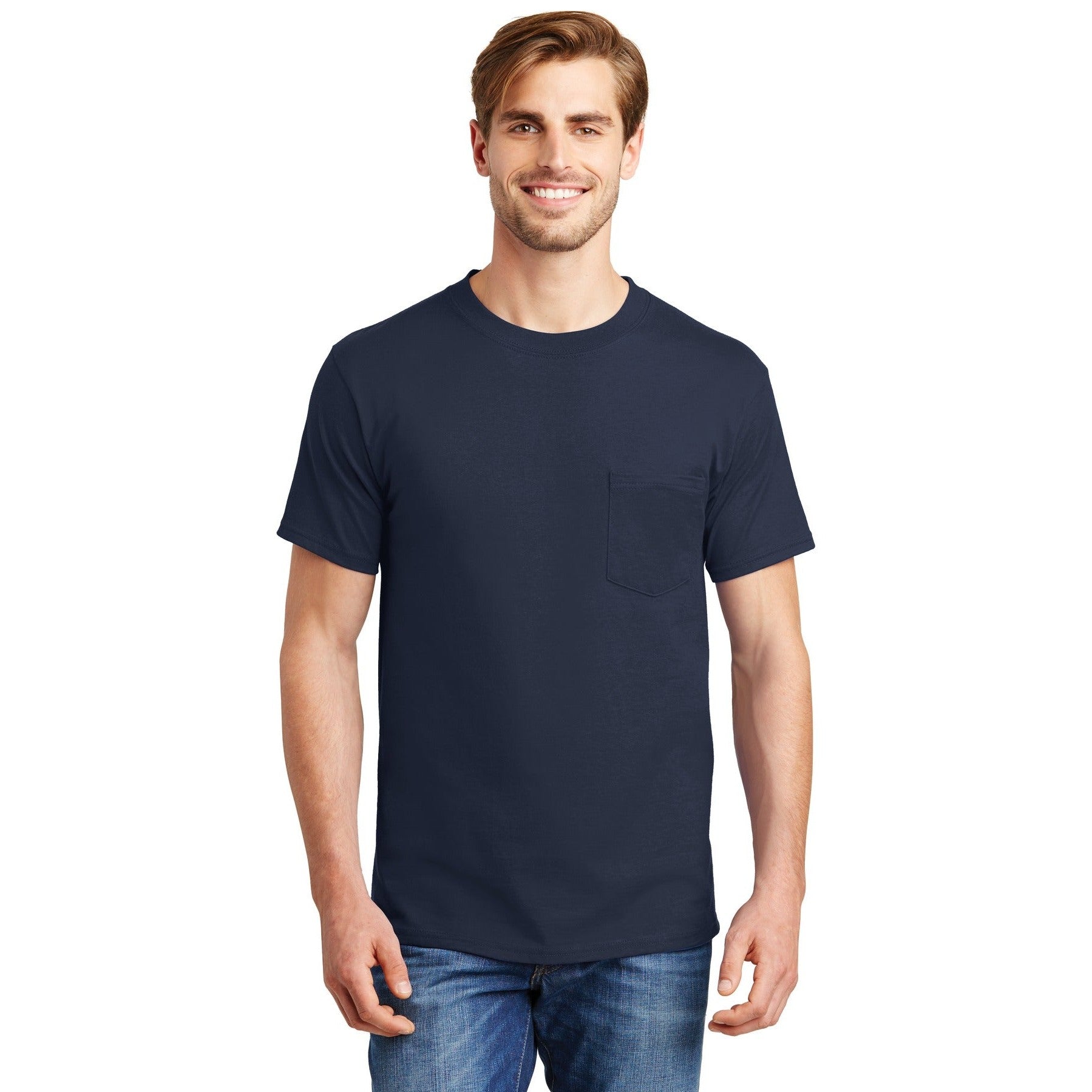 Hanes-Hanes® Beefy-T® - 100% Cotton T-Shirt with Pocket. 5190-MedTech-9