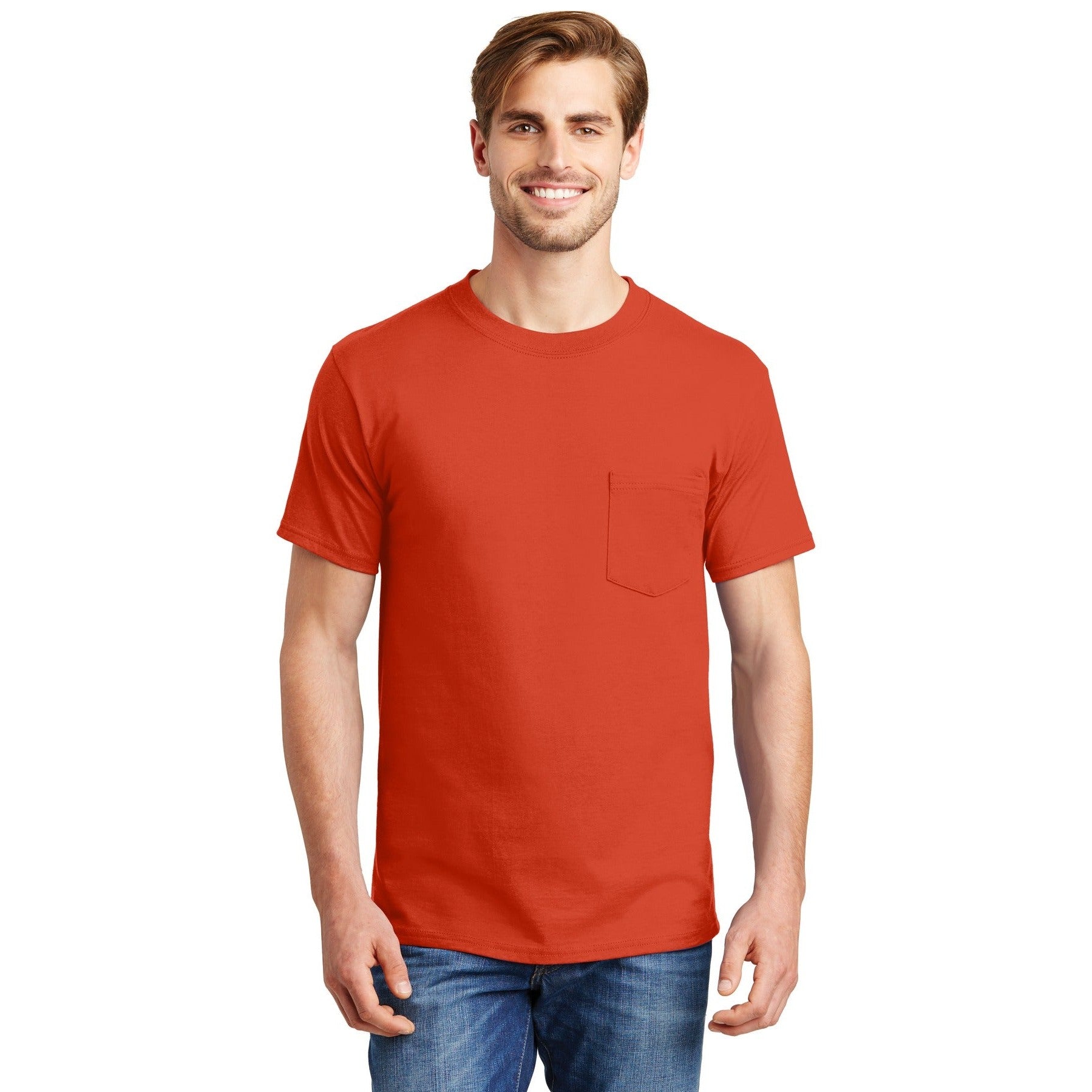 Hanes-Hanes® Beefy-T® - 100% Cotton T-Shirt with Pocket. 5190-MedTech-10