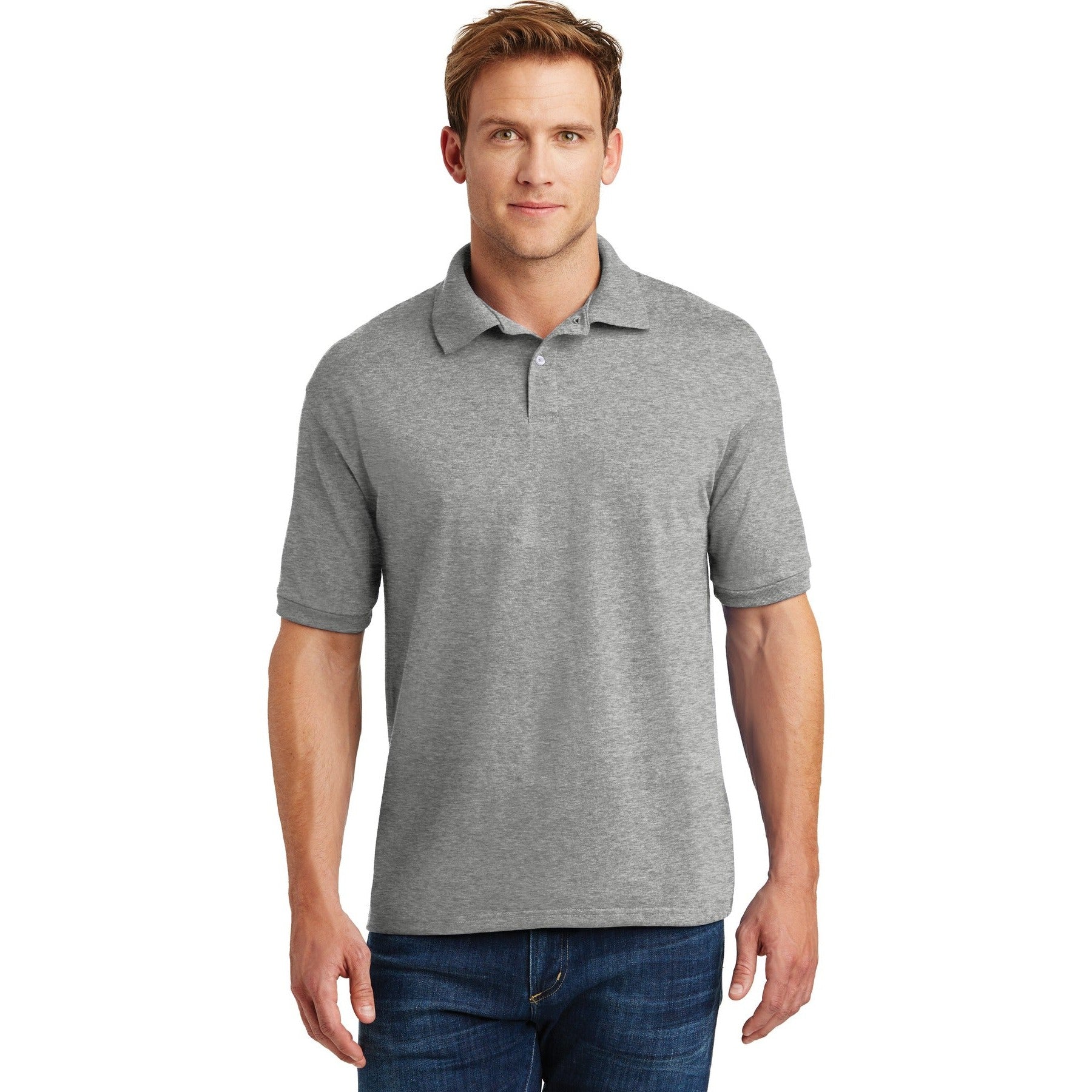 Hanes-Hanes® EcoSmart® - 5.2-Ounce Jersey Knit Sport Shirt. 054X-MedTech-5