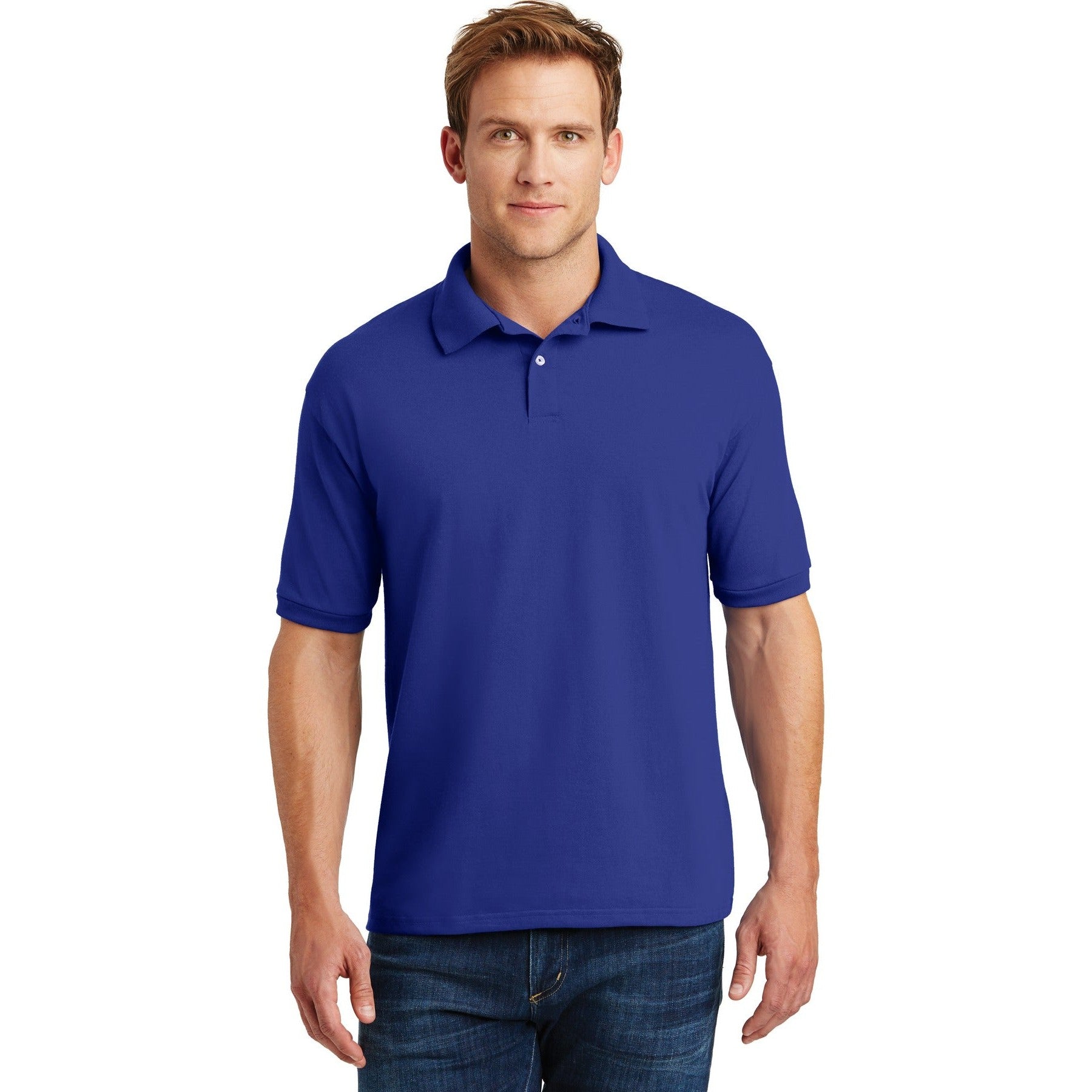 Hanes-Hanes® EcoSmart® - 5.2-Ounce Jersey Knit Sport Shirt. 054X-MedTech-4