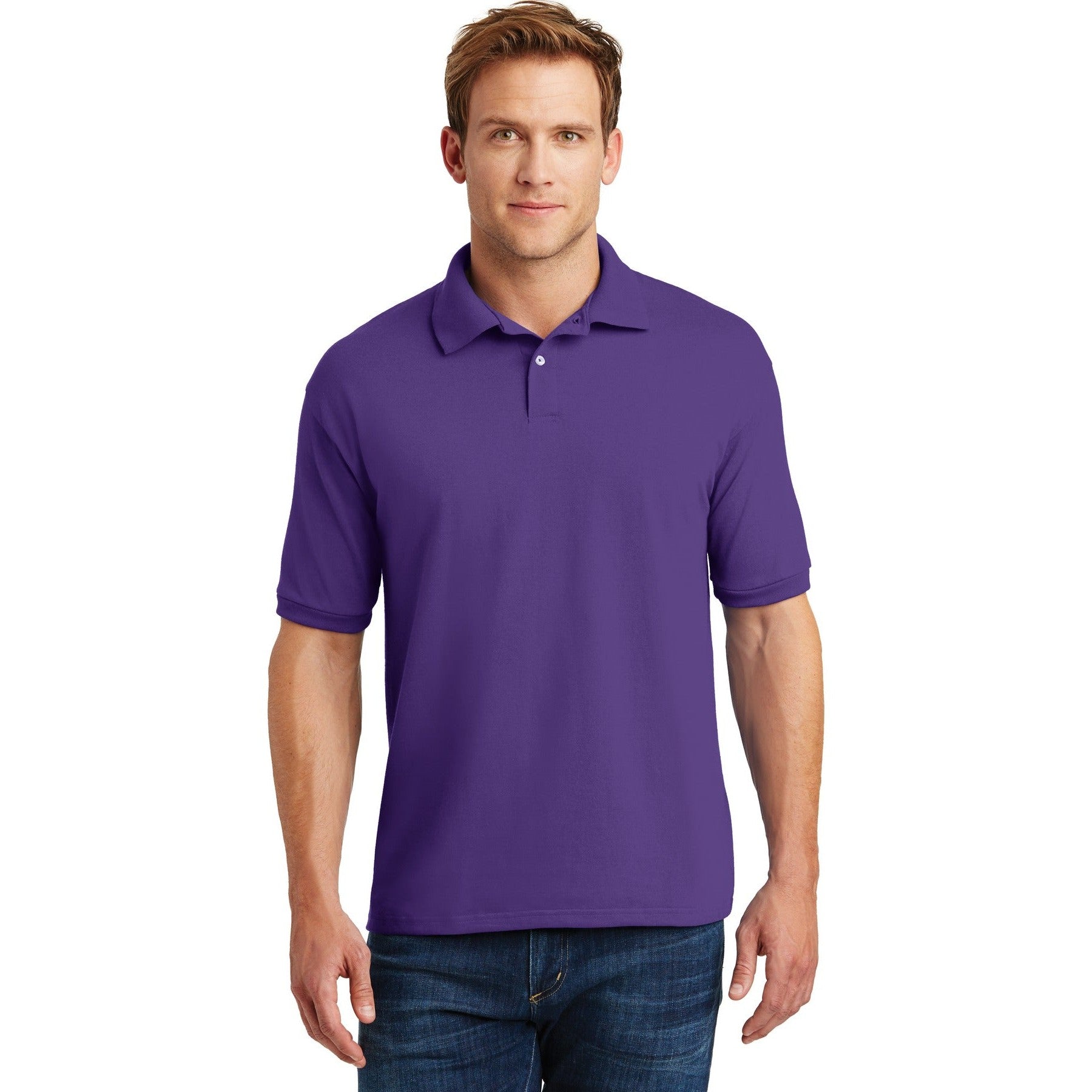 Hanes-Hanes® EcoSmart® - 5.2-Ounce Jersey Knit Sport Shirt. 054X-MedTech-8