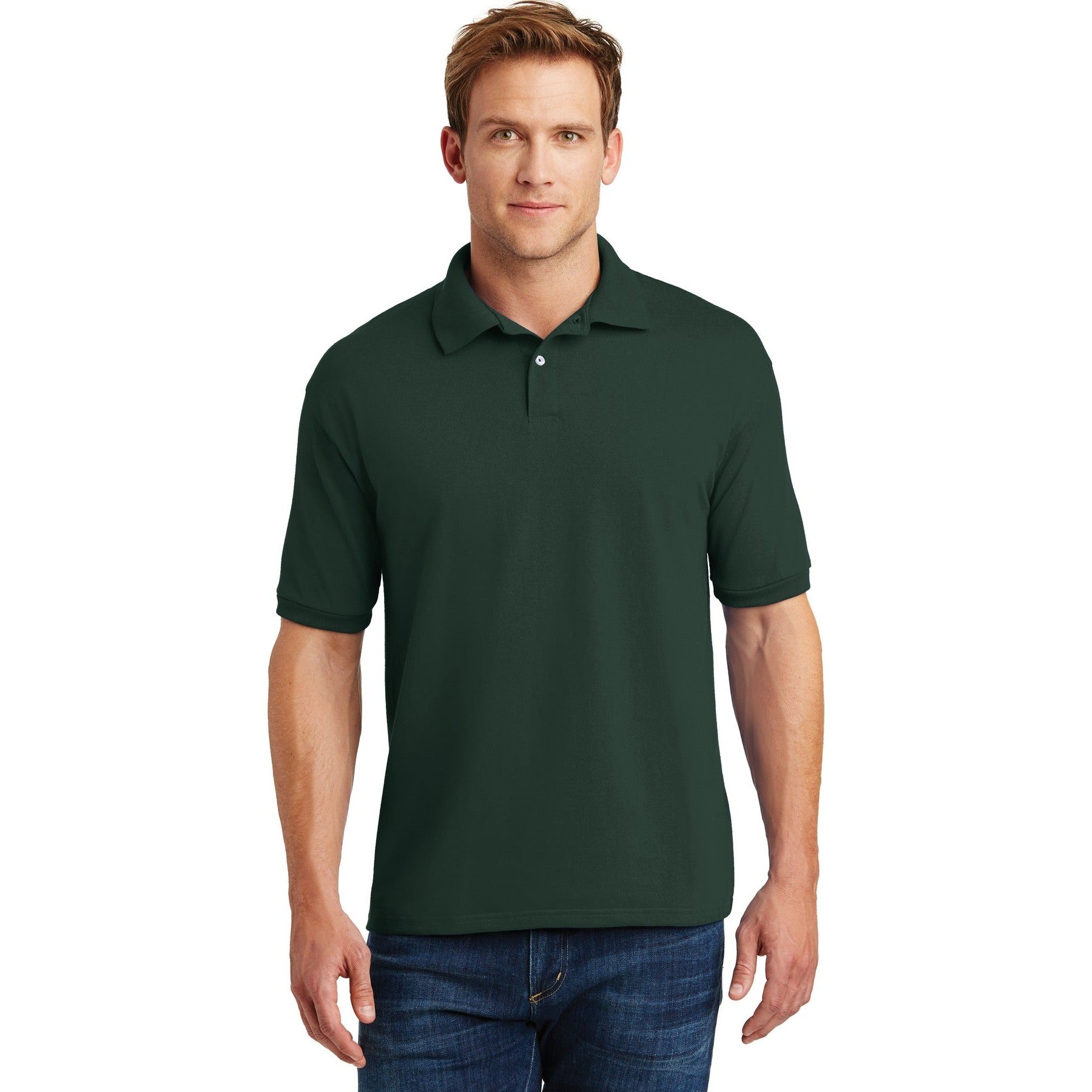 Hanes-Hanes® EcoSmart® - 5.2-Ounce Jersey Knit Sport Shirt. 054X-MedTech-2